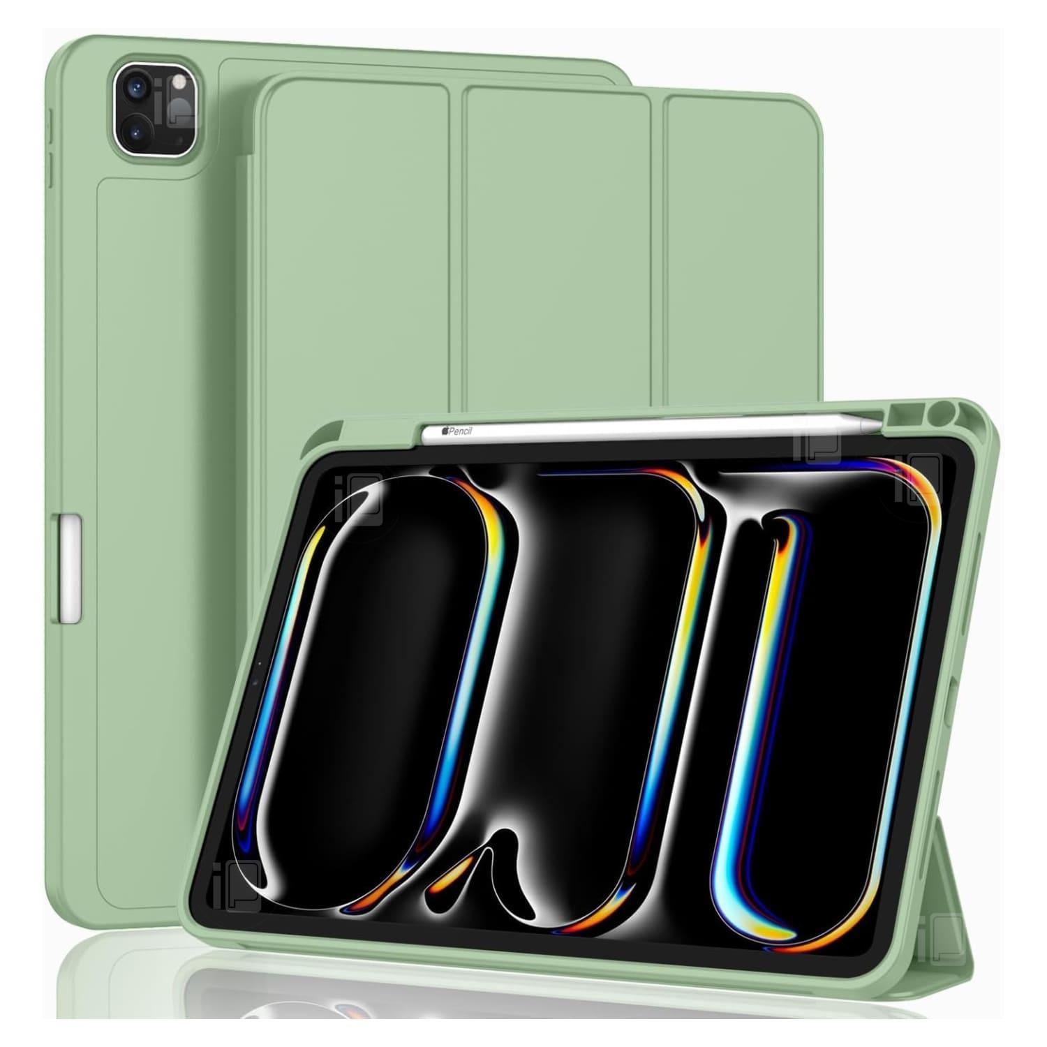 Funda Para iPad Pro 11 3/4° M1/M2 Ranura Lápiz Carga Magnética-0