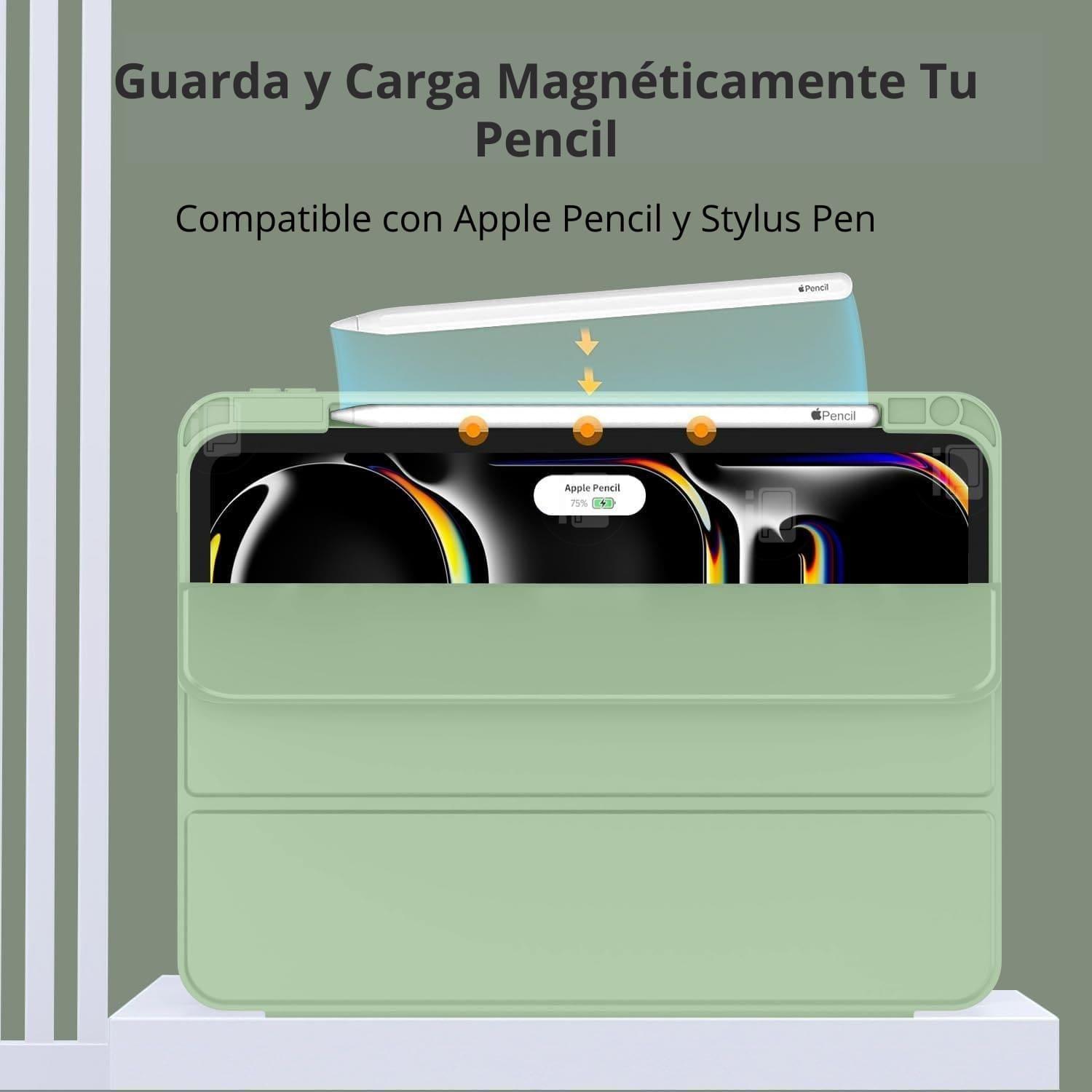 Funda Para iPad Pro 11 3/4° M1/M2 Ranura Lápiz Carga Magnética-2