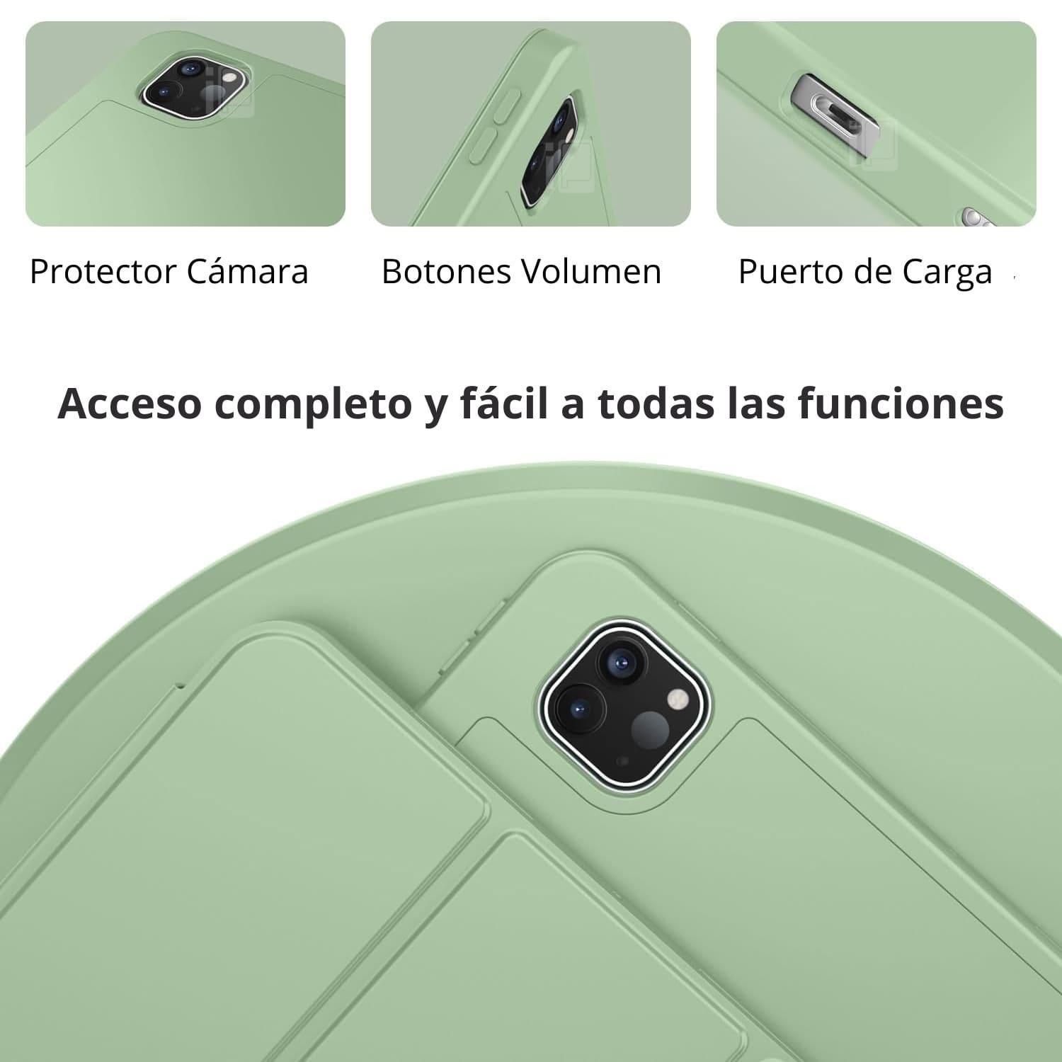 Funda Para iPad Pro 11 3/4° M1/M2 Ranura Lápiz Carga Magnética-3