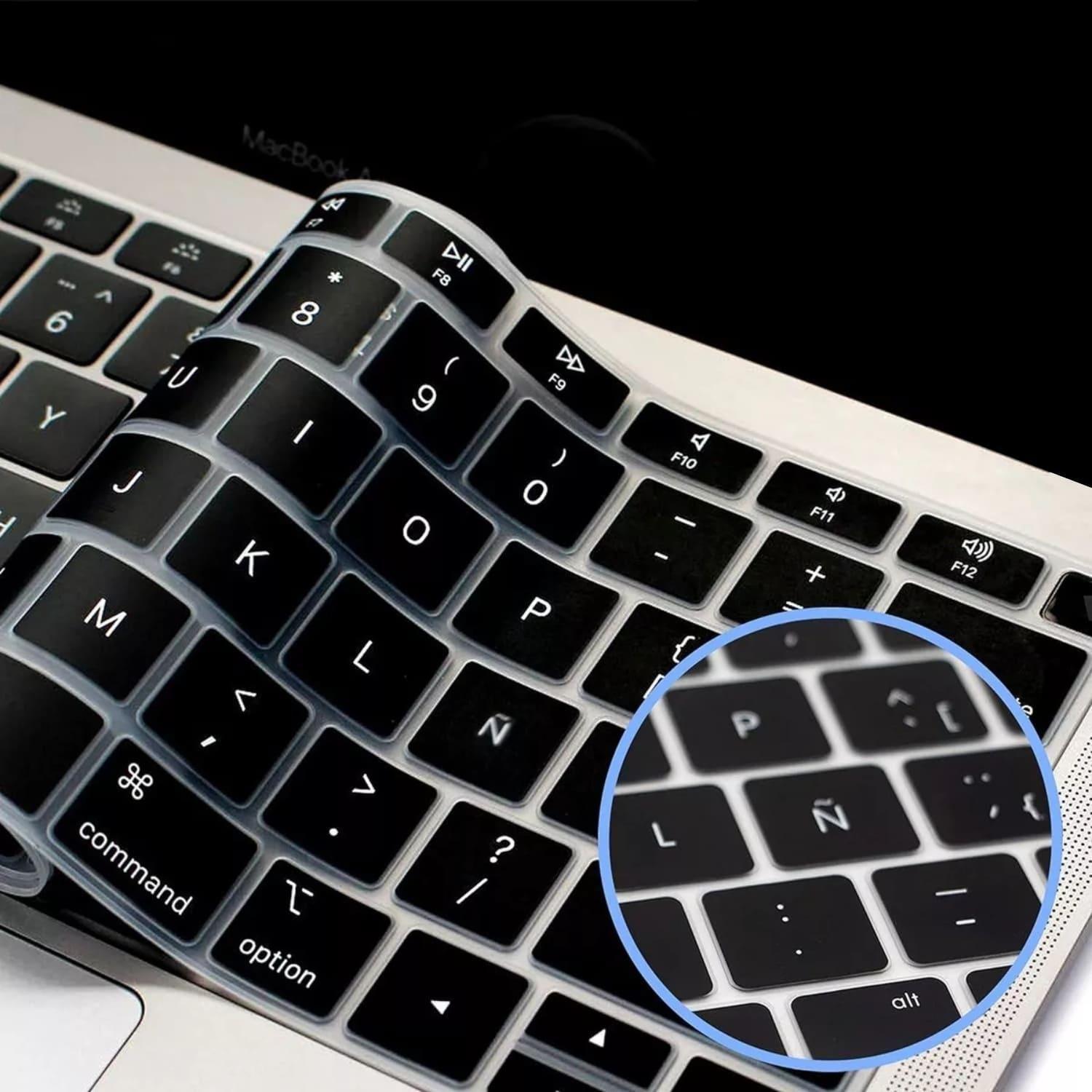 Kit Carcasa Mate y Protector Para MacBook Air M1 y 2020/18-2