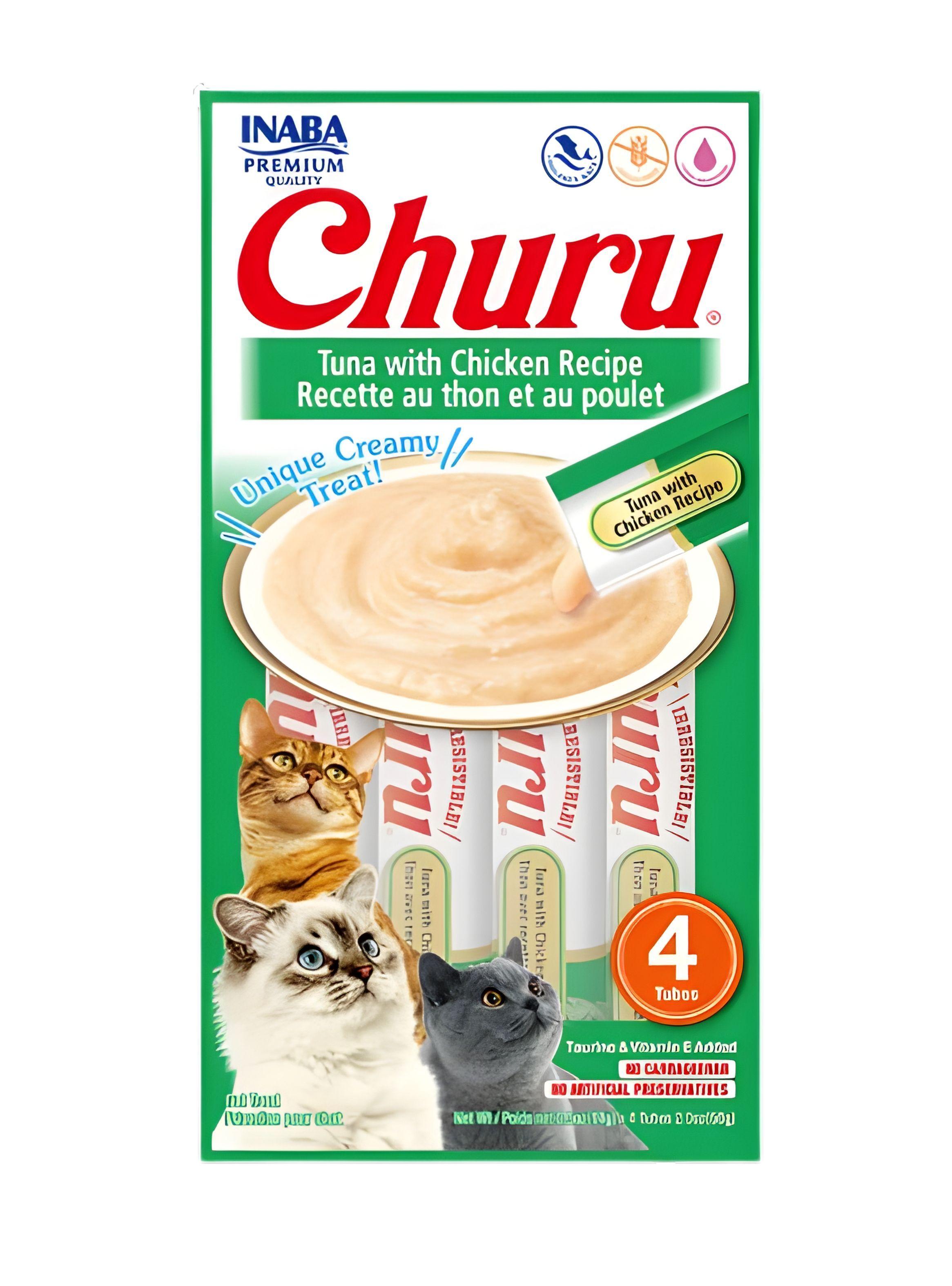 snack churu atun con pollo gatos-2