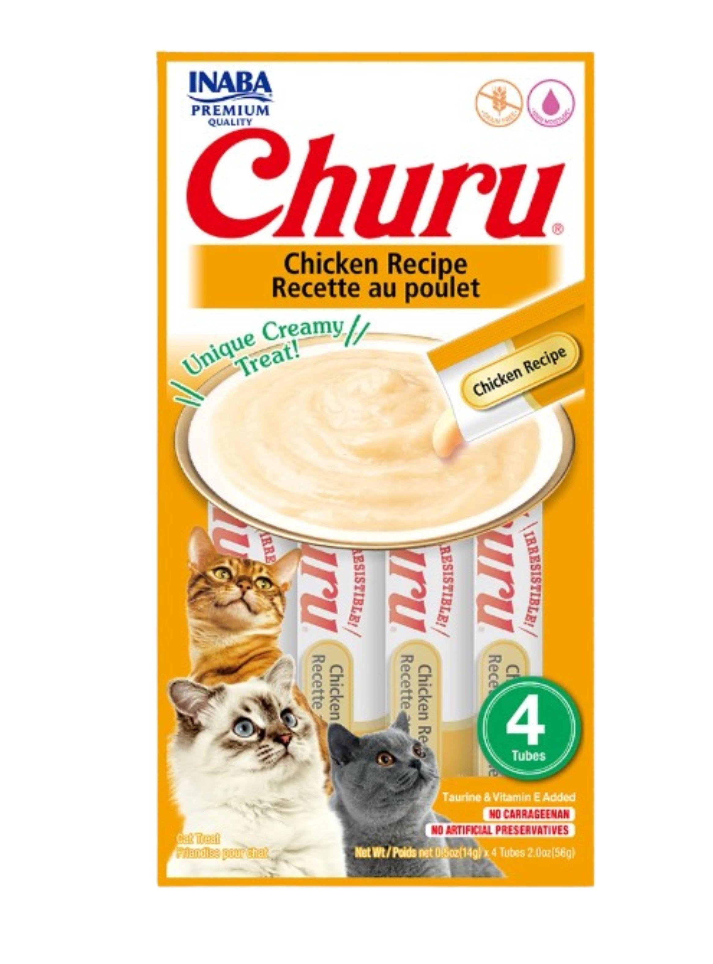 snack churu sabor pollo para gatos-2