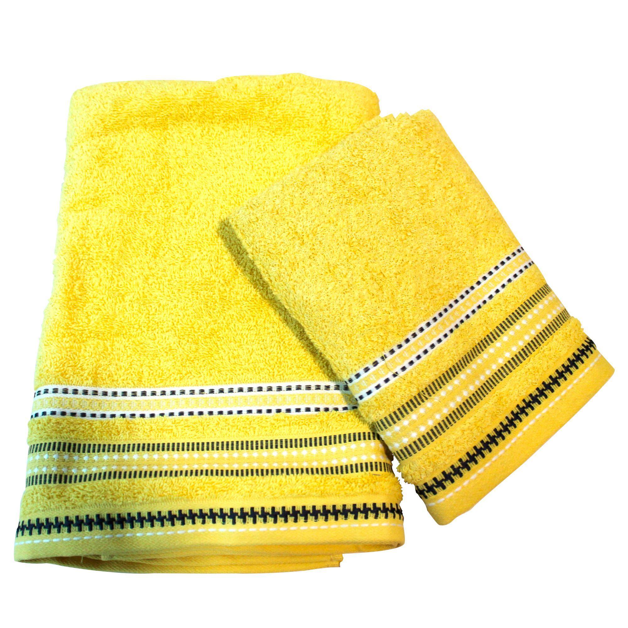 Set de 2 toallas 100% algodón turco-2