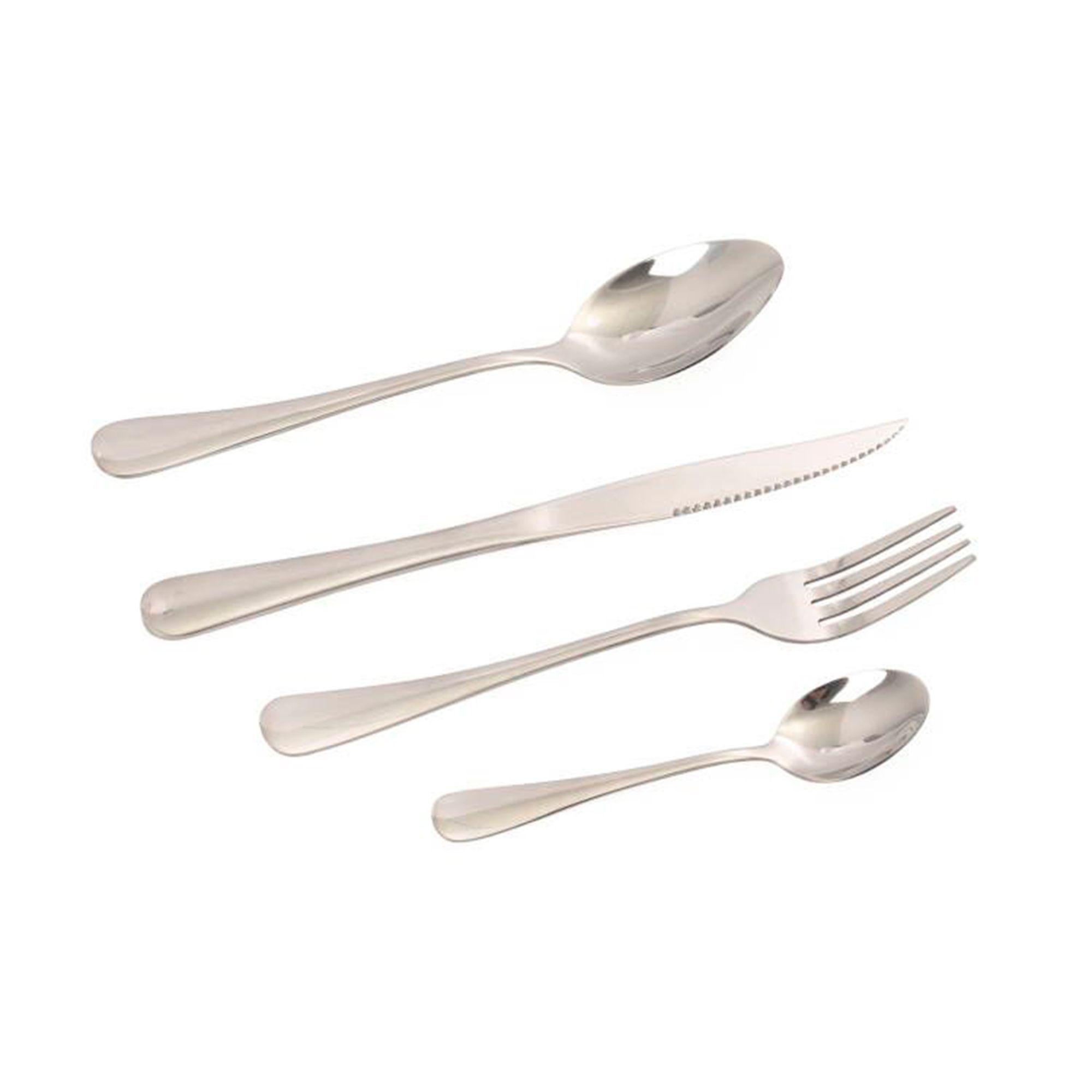 cubiertos 24 piezas Acero inoxidable Color  Inox-1