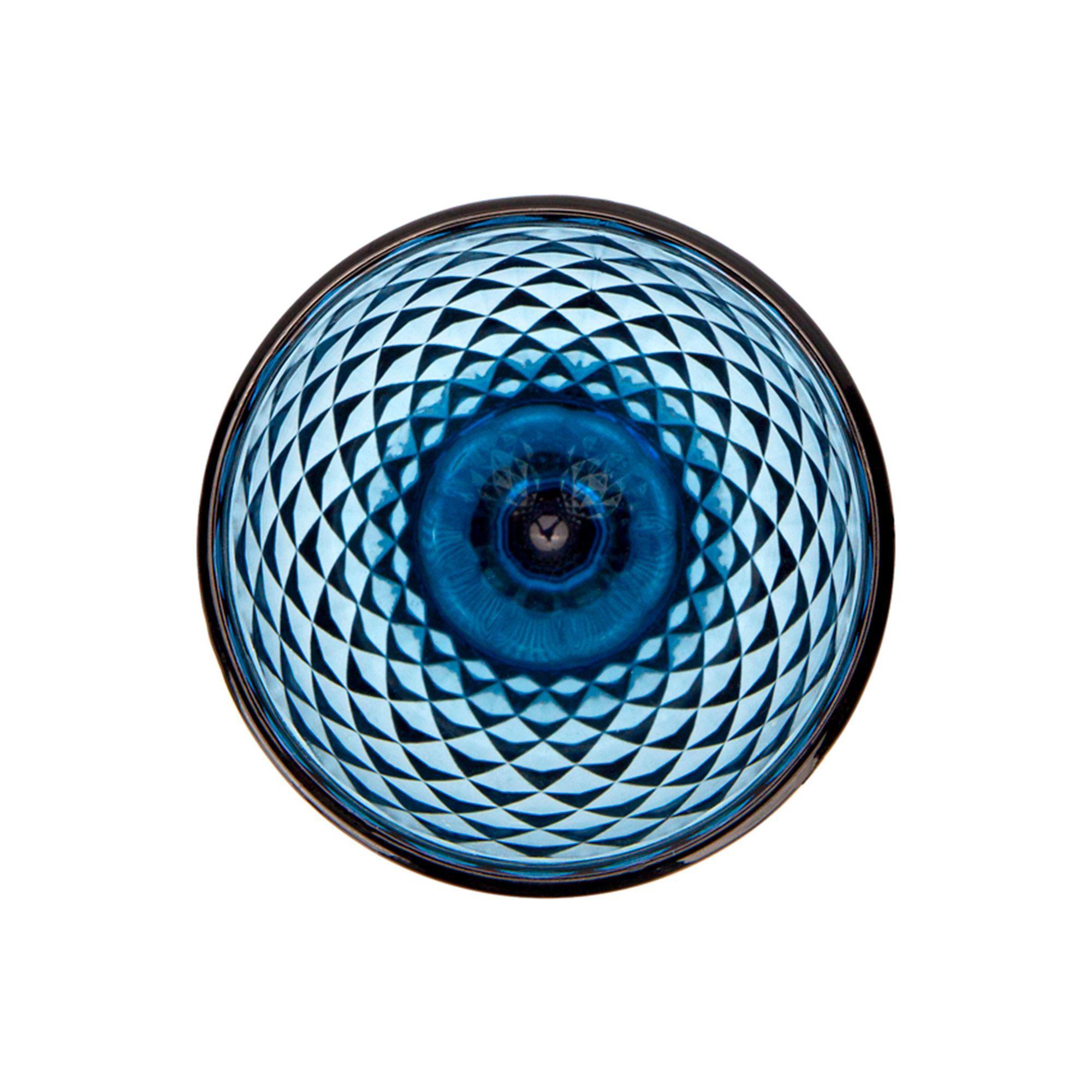 Set de copas de Cristal 6 piezas color Azul-1