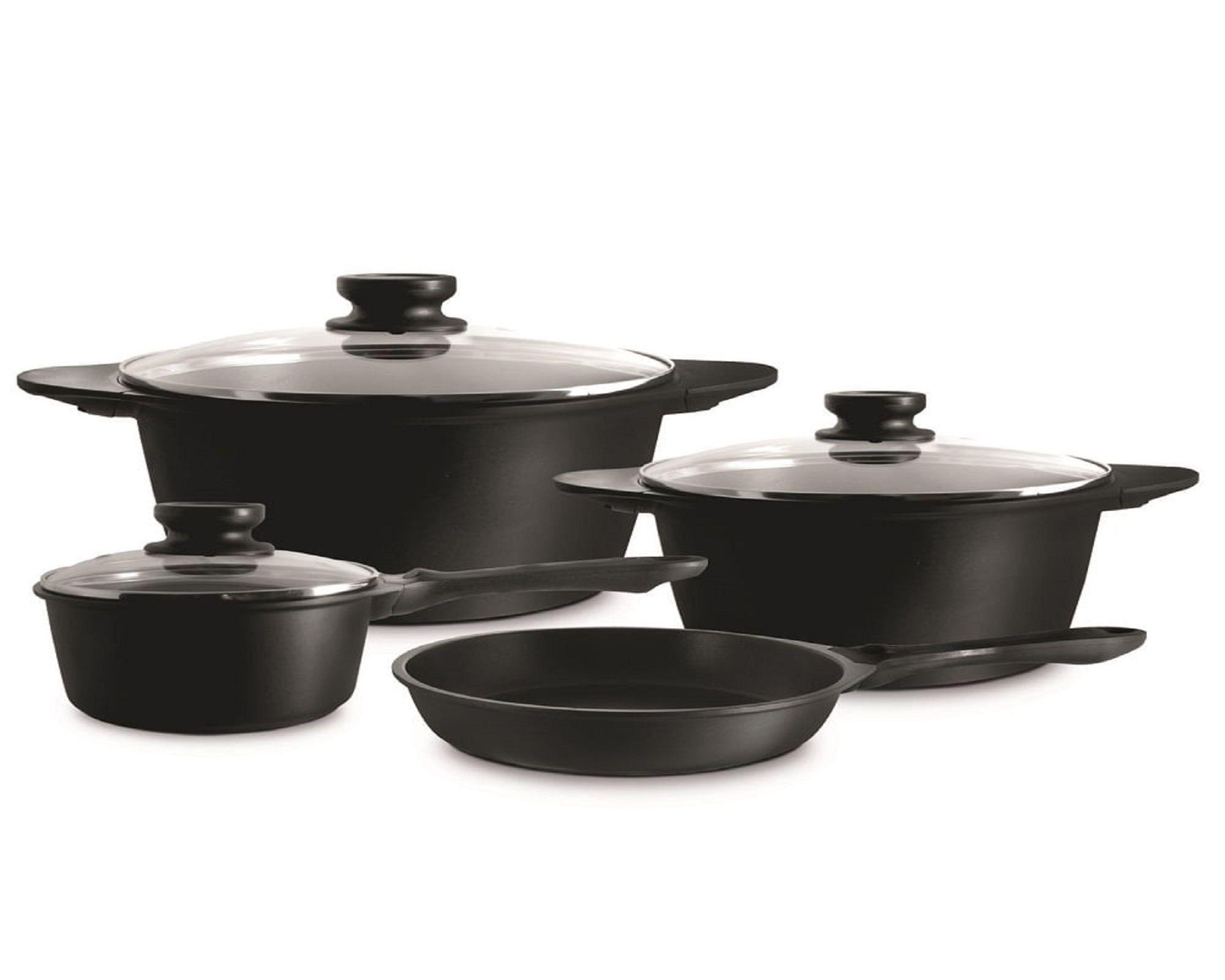 Batería De Cocina 7 Piezas Vulcano Antiadherente -0