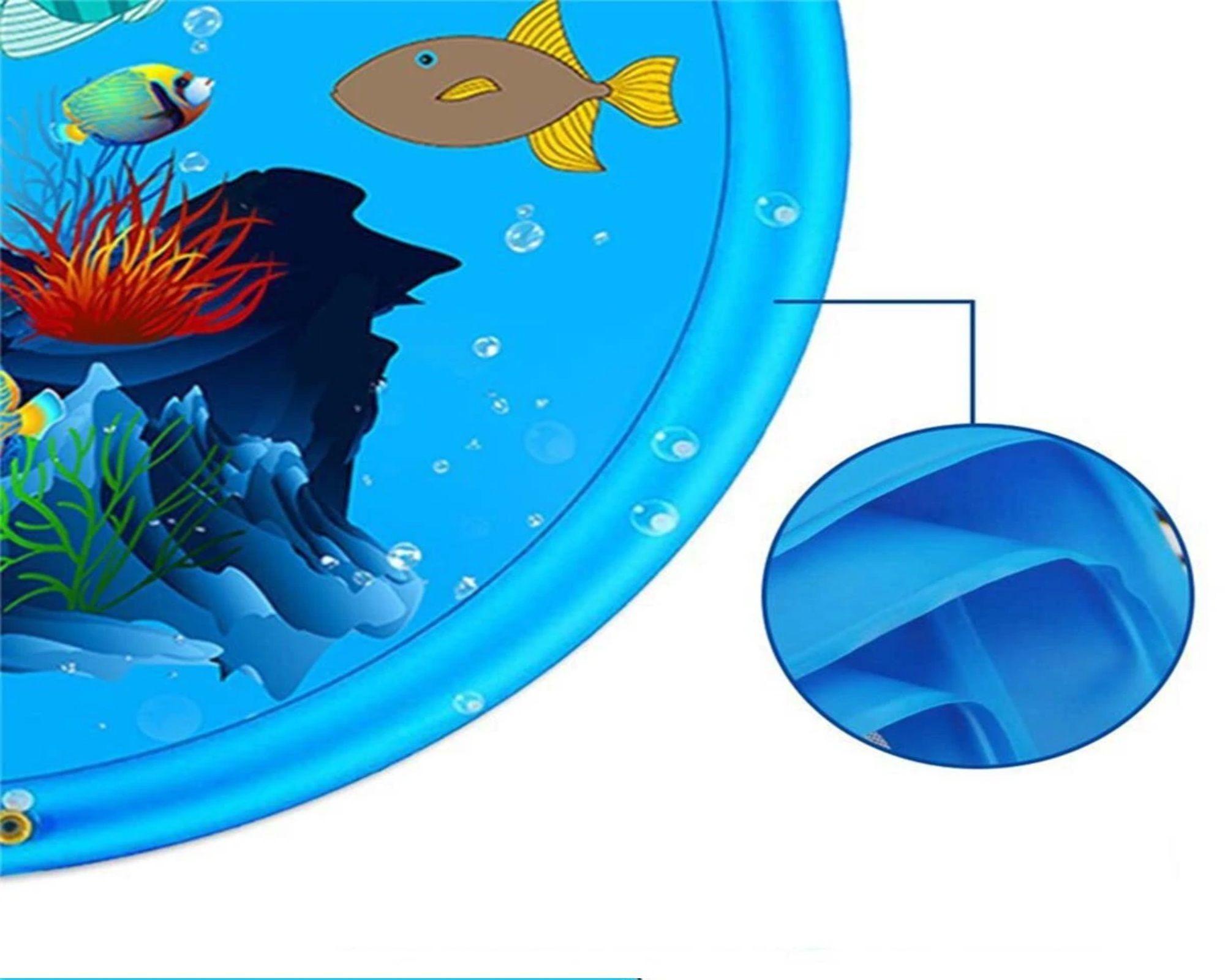 Alfombra De Agua Tipo Fuente/piscina 1.40Mtrs para niños -3