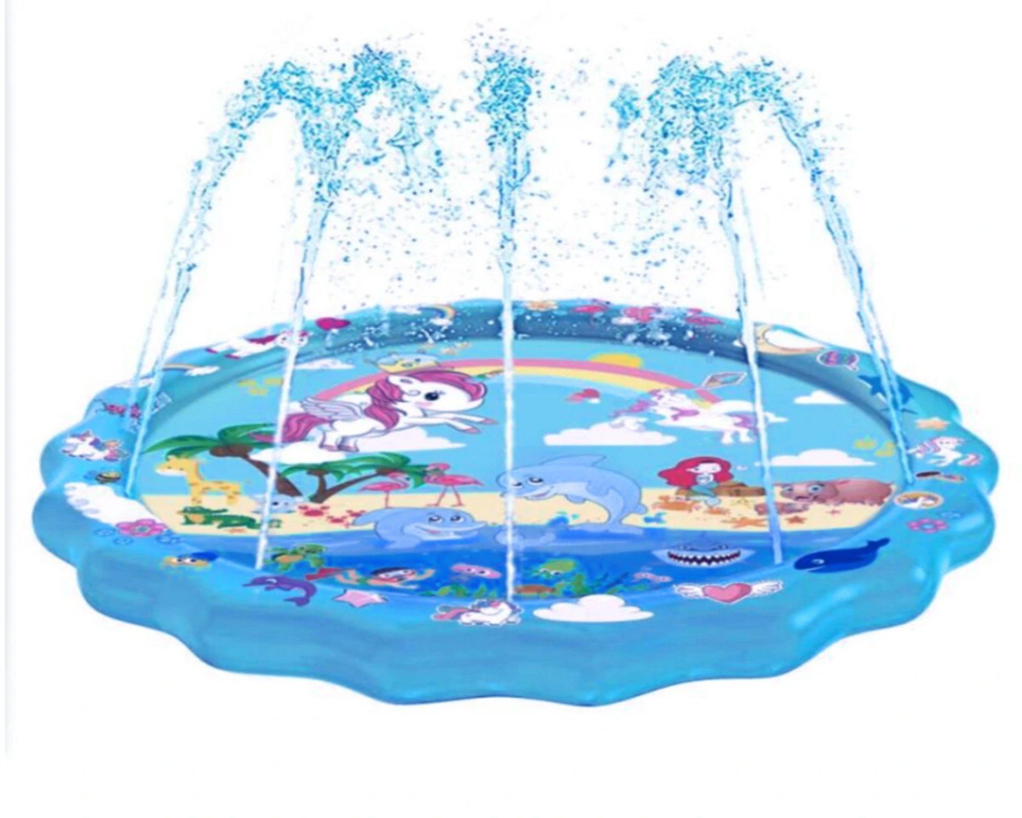 Alfombra De Agua Tipo Fuente/piscina 1.40Mtrs para niños -4