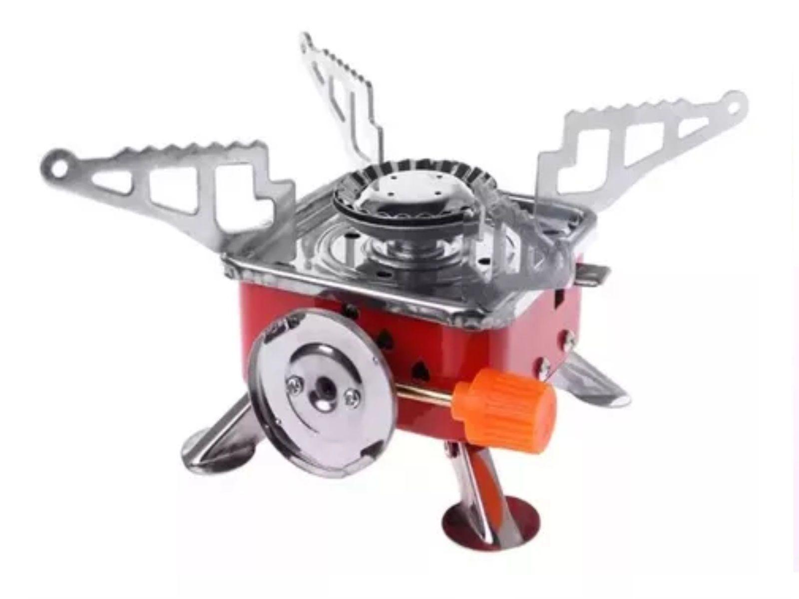 Mini Cocina Gas portátil para acampar al aire libre-2
