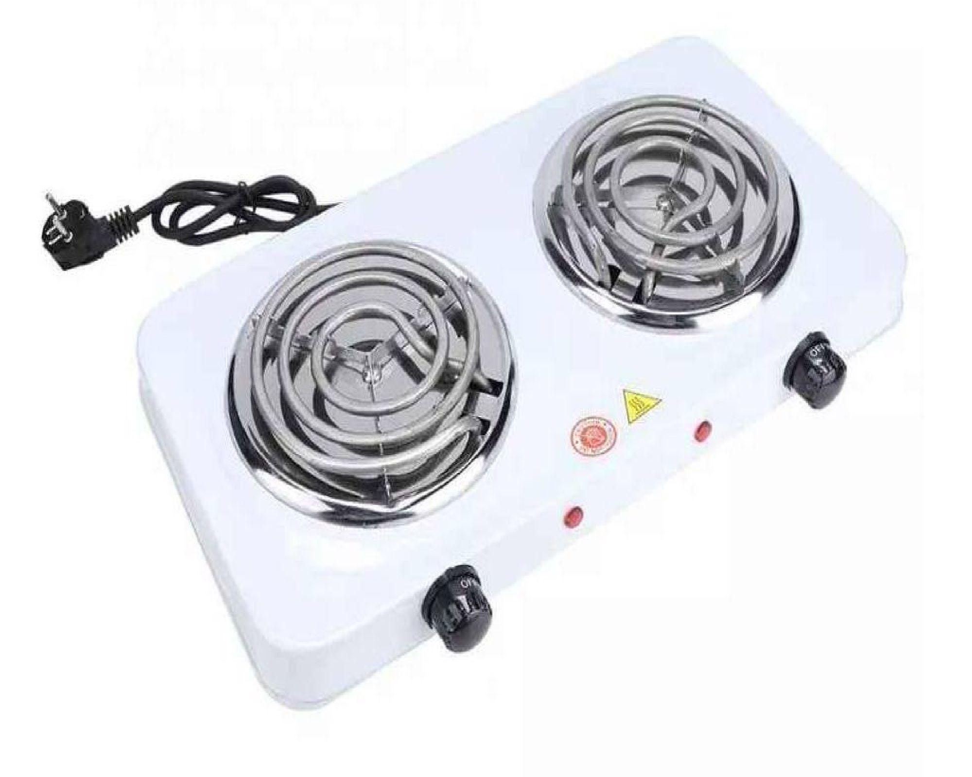 Cocina Electrica Espiral Portatil 2 Platos Encimera-4