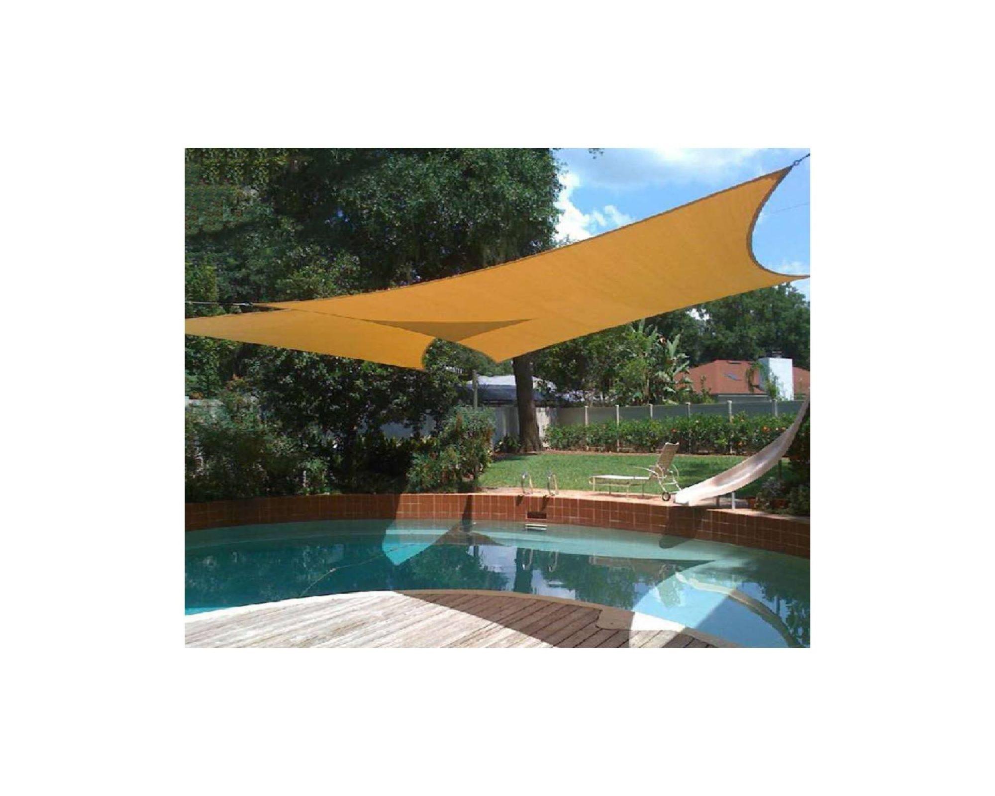 Toldo Vela Sombra Malla Anti Uv Cuadrado 3mtrs x 3mtrs-2
