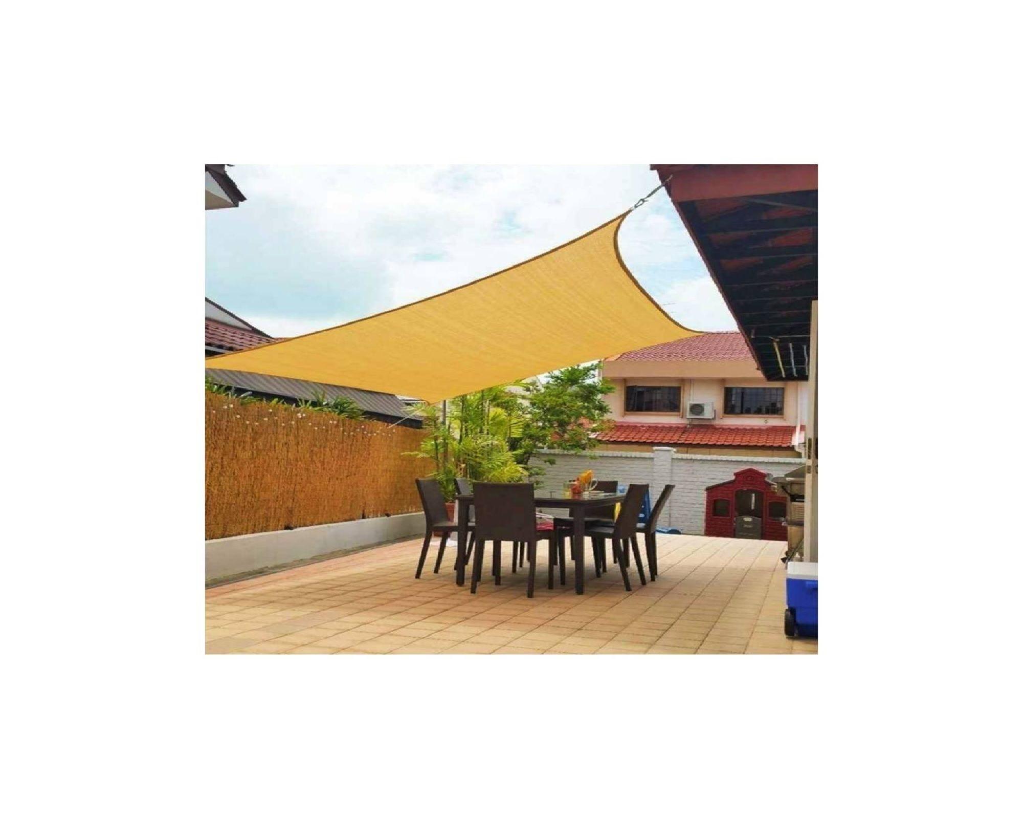 Toldo Vela Sombra Malla Anti Uv Cuadrado 3mtrs x 3mtrs-3