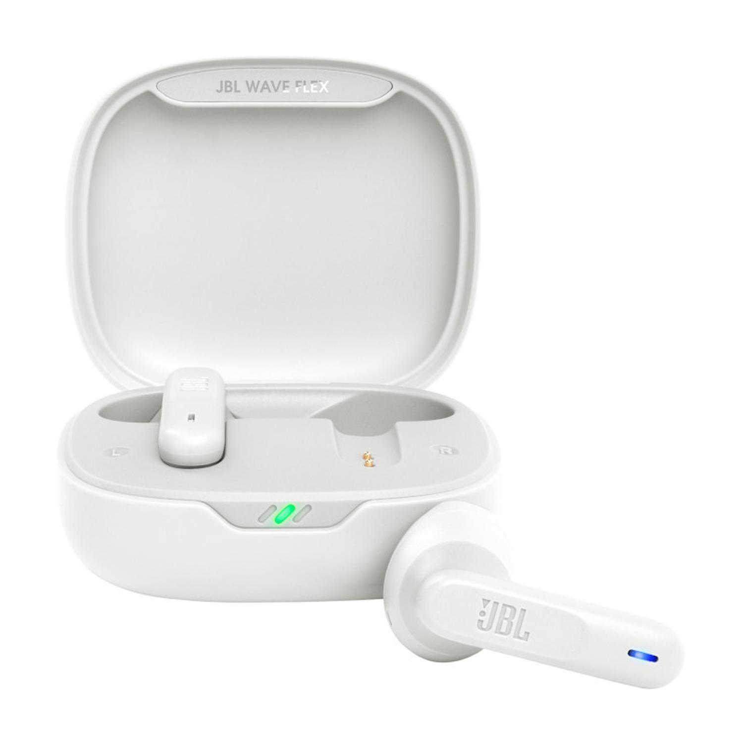 Audifonos JBL Wave Flex TWS Auriculares de botón blanco-0