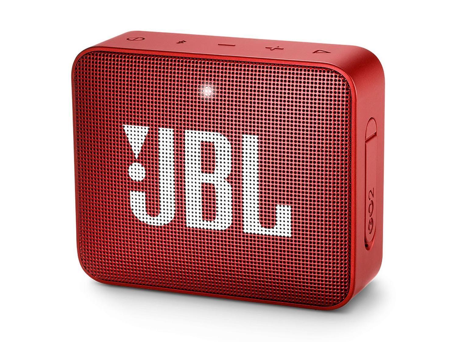 Parlante Bluetooth JBL GO 2 Portable Resistencia IPX7 rojo-1