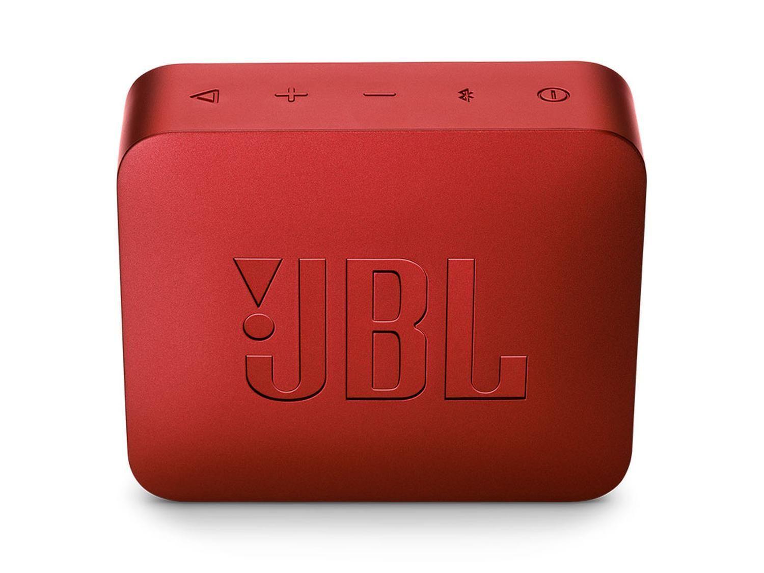Parlante Bluetooth JBL GO 2 Portable Resistencia IPX7 rojo-0