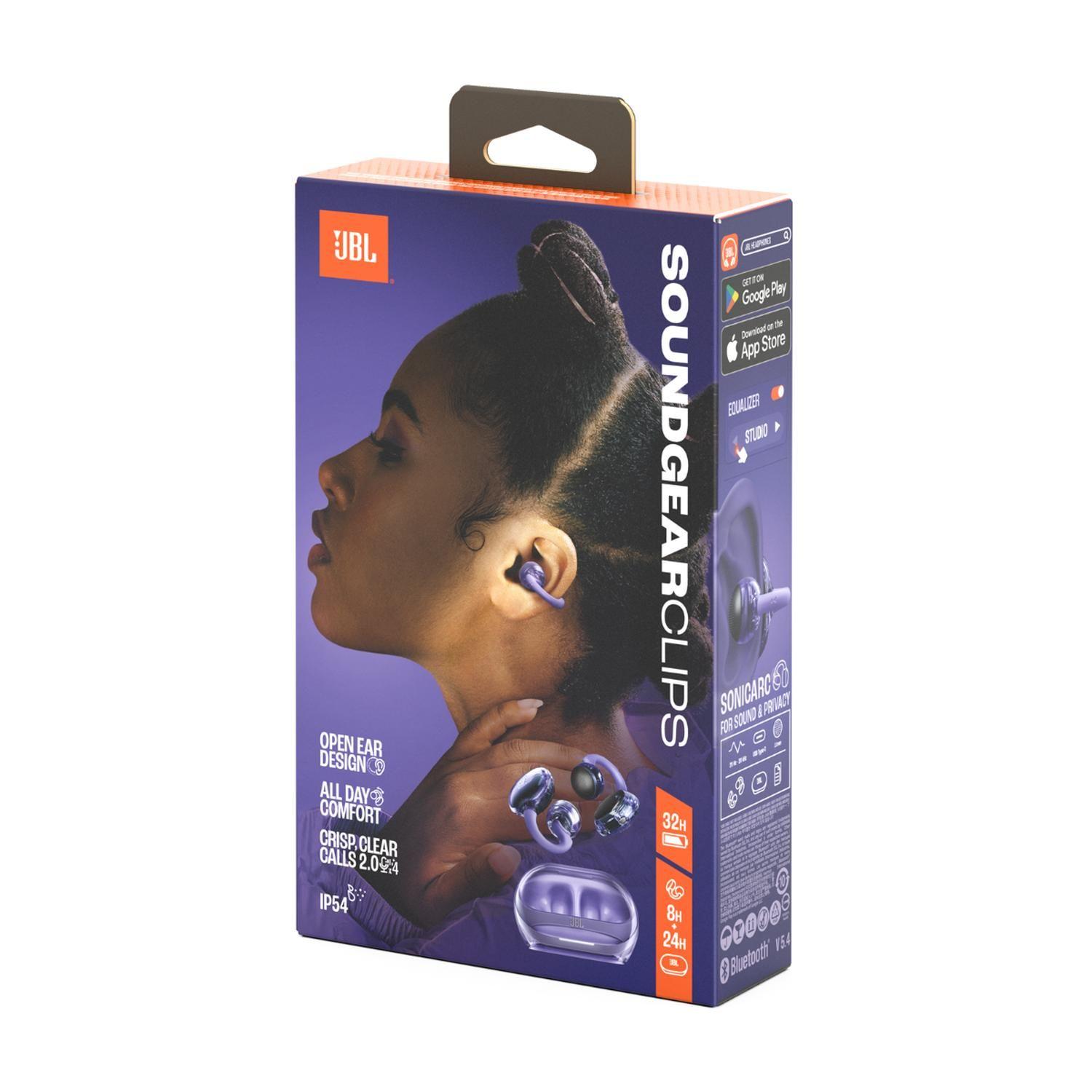 Audifonos Bluetooth JBL Soundgear Clips - Violeta-5