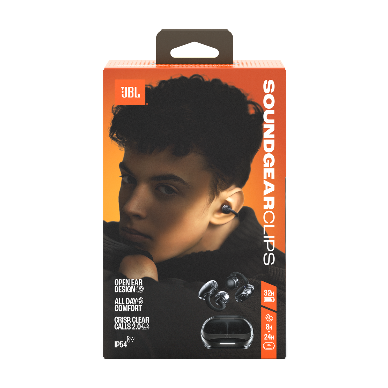 JBL Soundgear Clips Headphones TWS Open Ear Black-5