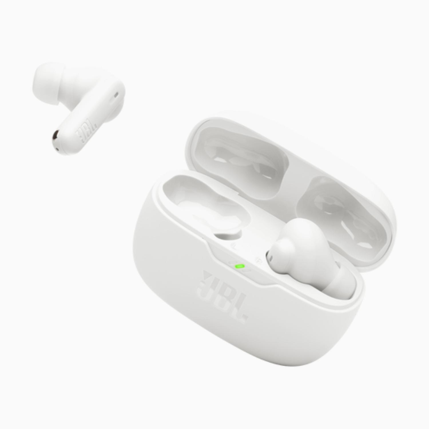 Audifonos Bluetooth JBL wave beam 2 tws Blanco-6