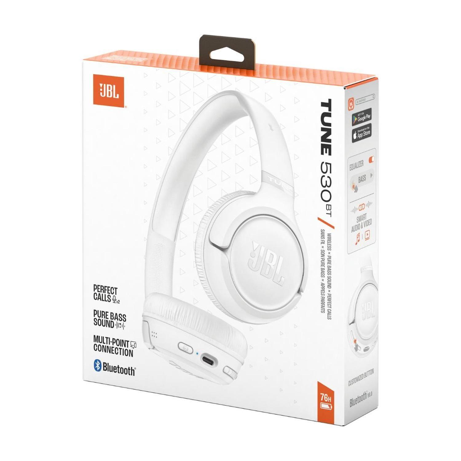 Audifonos bluetooth JBL TUNE 530 BT Blanco-5