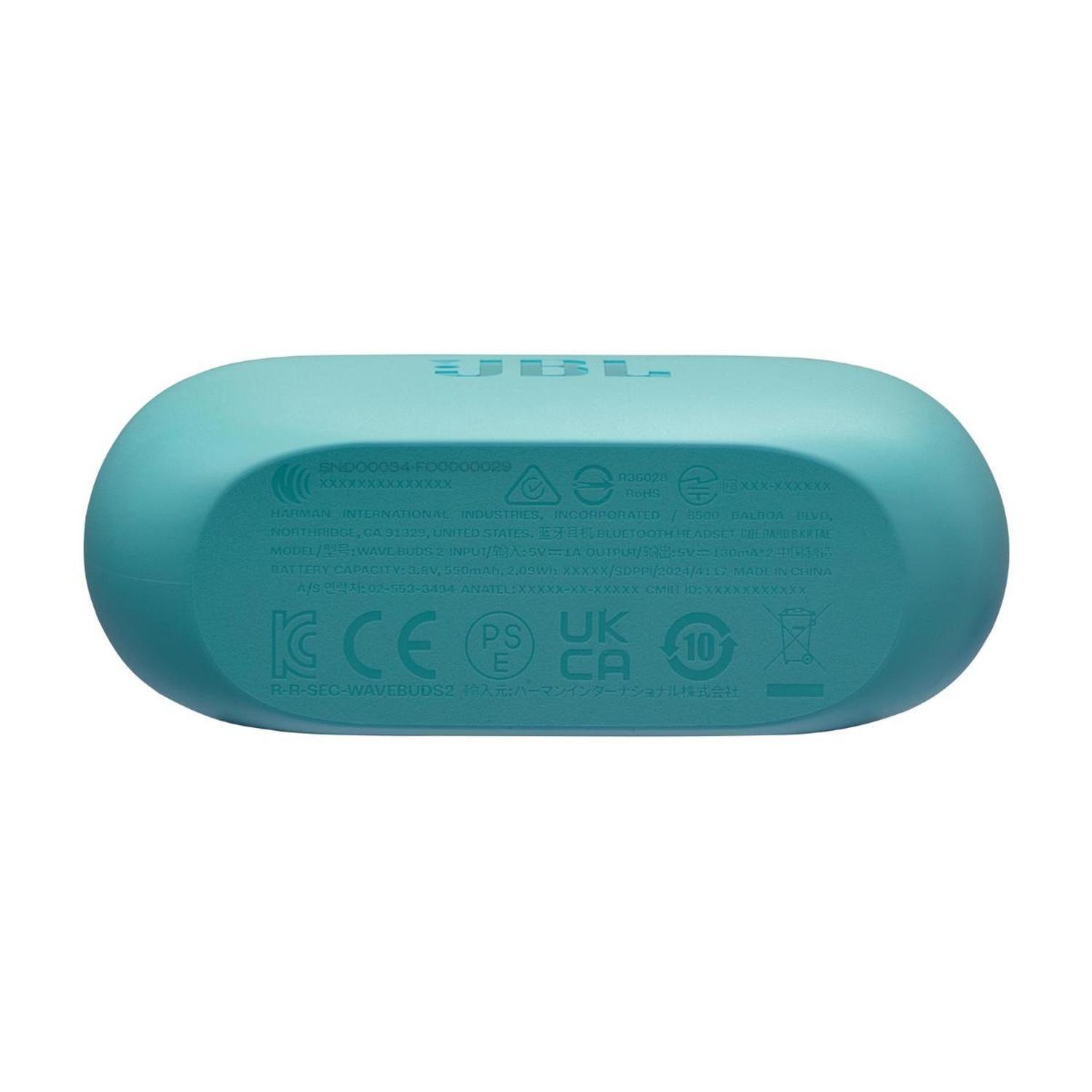 Audifonos Bluetooth JBL Wave Buds 2 Azul-8