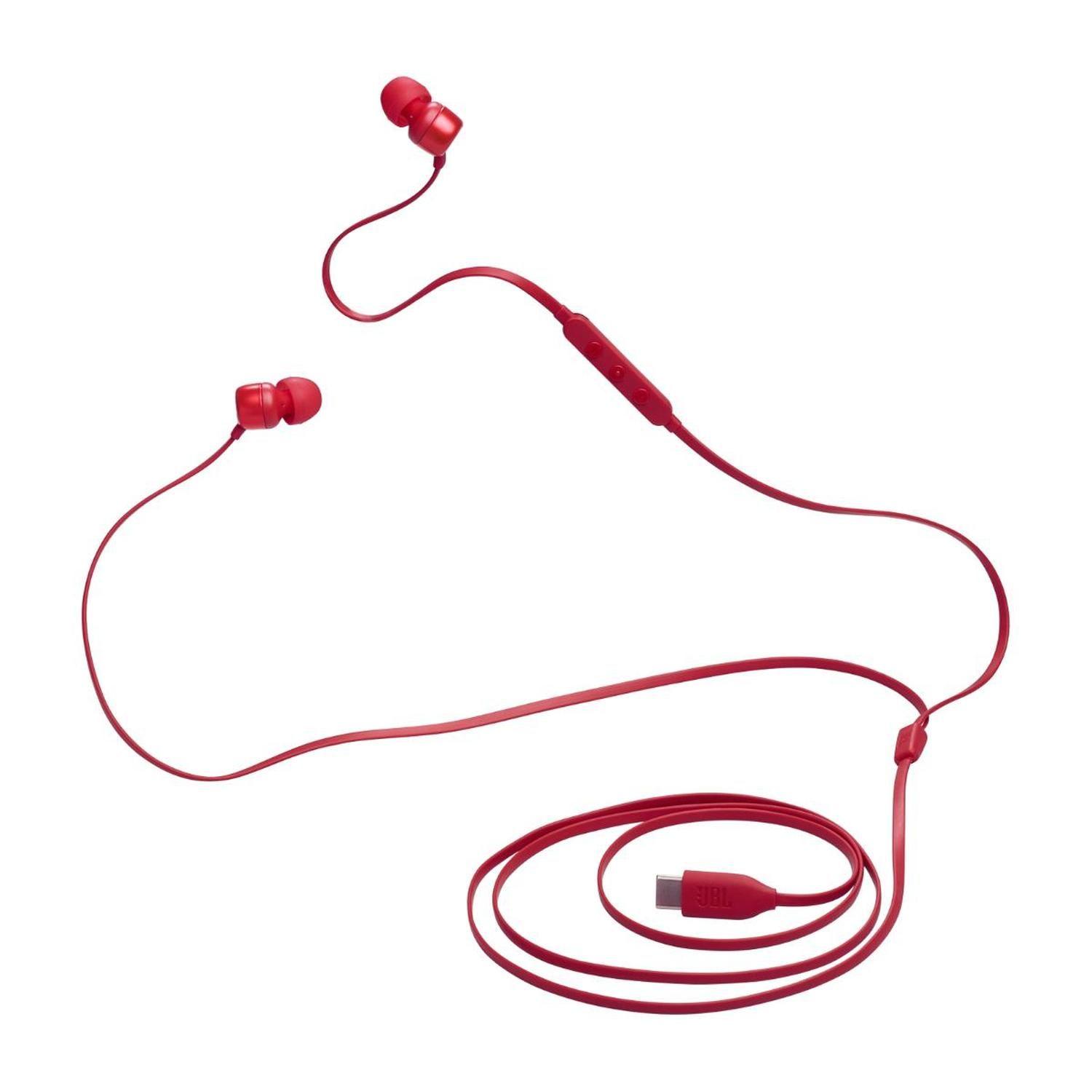 Audífonos JBL Tune 310C con Cable tipo C Red-4