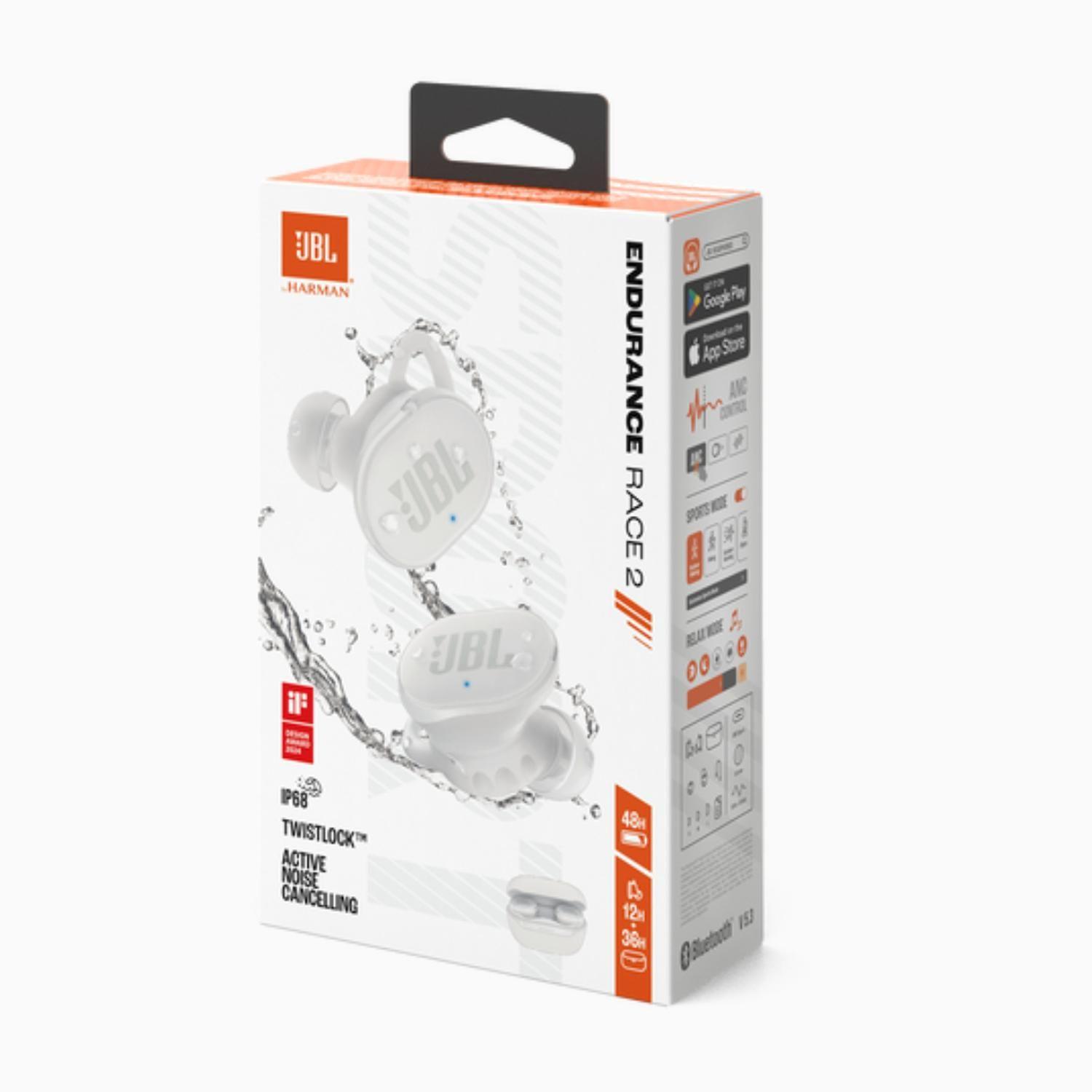 Audífonos JBL Endurance race 2 Bluetooth NC White-7