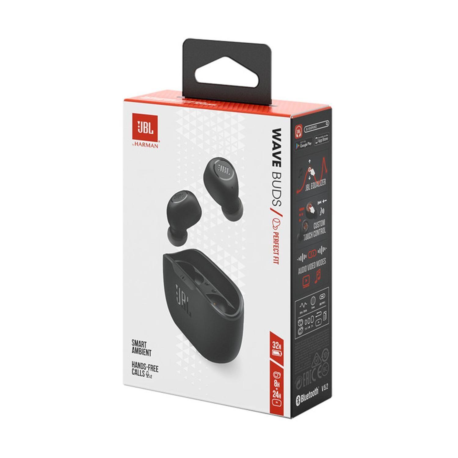 Audifonos JBL Wave Buds TWS Auriculares intraaurales True Wireless negro-6