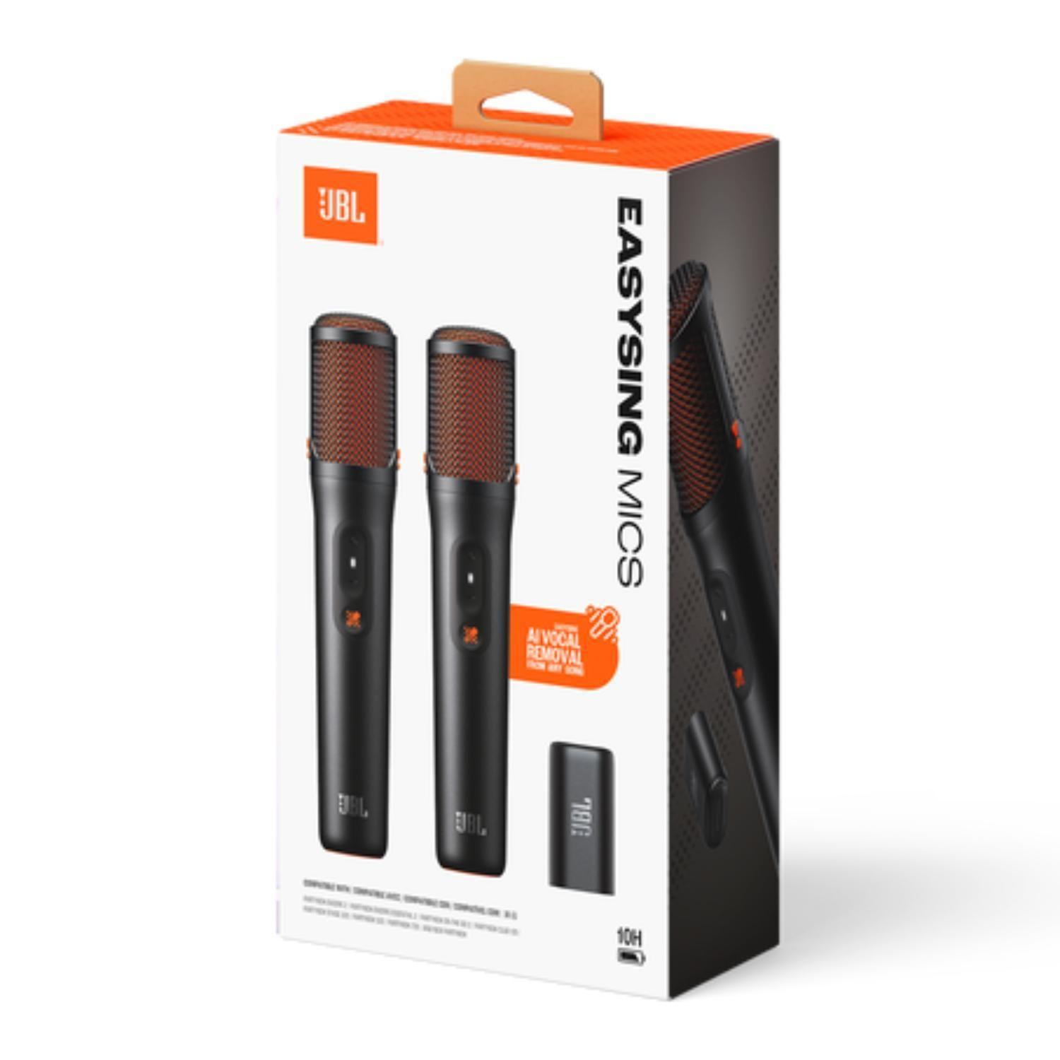 JBL Microfono inalambrico PartyBox AI karaoke Negro-5