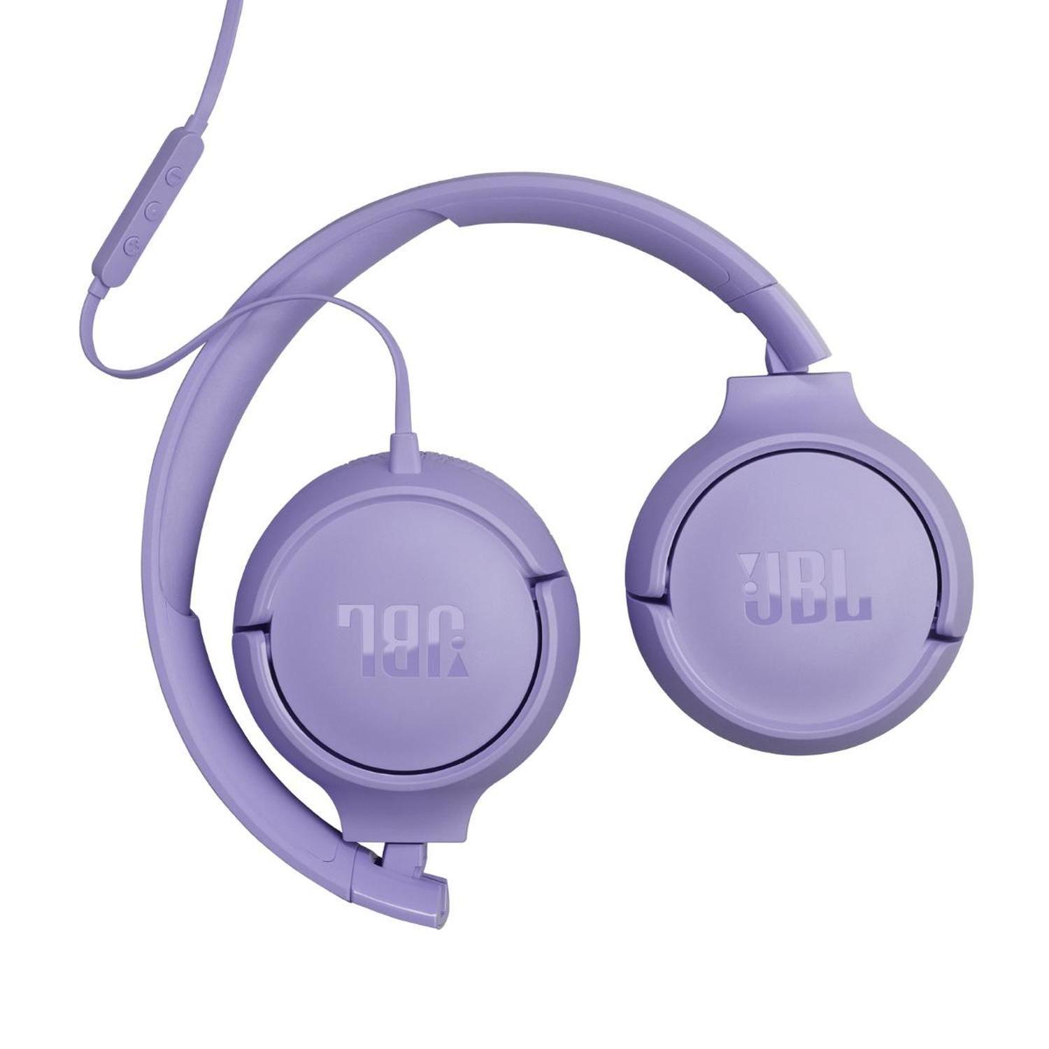 Audífonos JBL Tune 520 con Cable Tipo C Purple-1