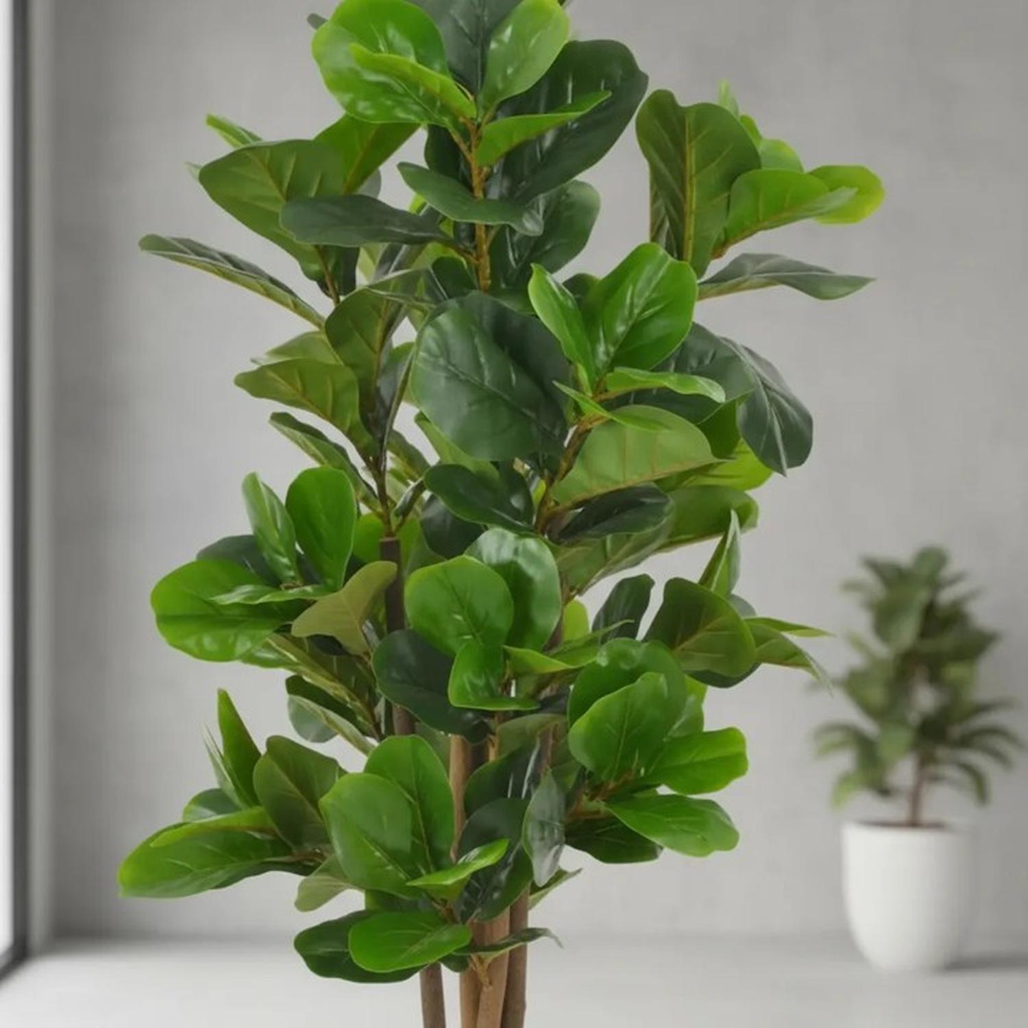Planta Artificial Ficus Lyrata 150 Cm Verde-3