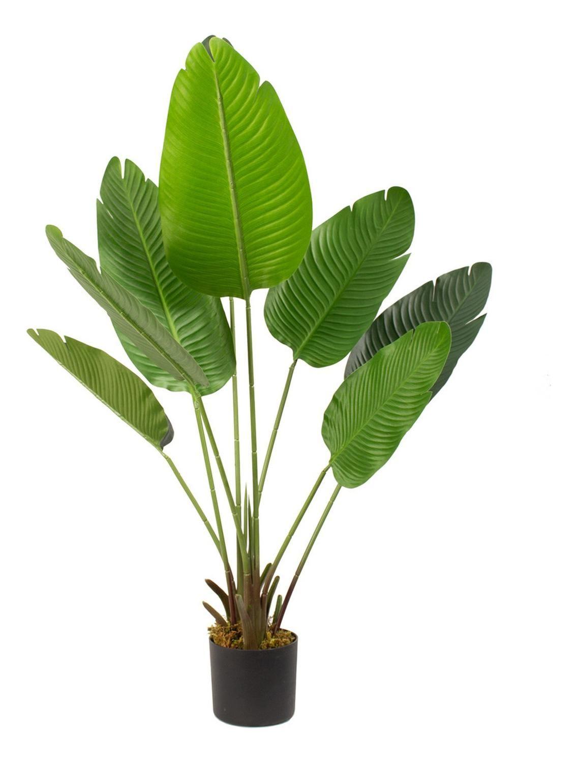 Planta artificial Bird of Paradise alto120 cms-4