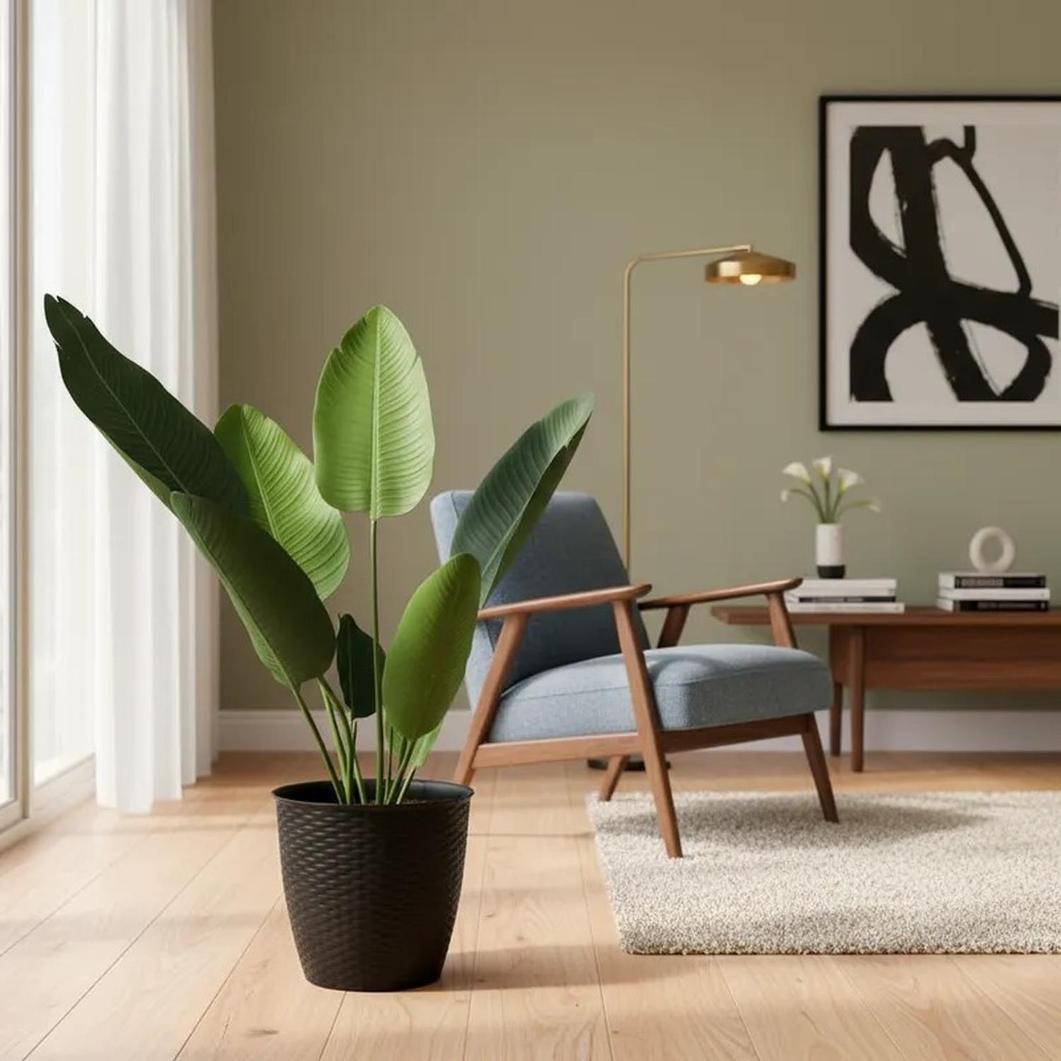 Planta artificial Bird of Paradise alto120 cms-0