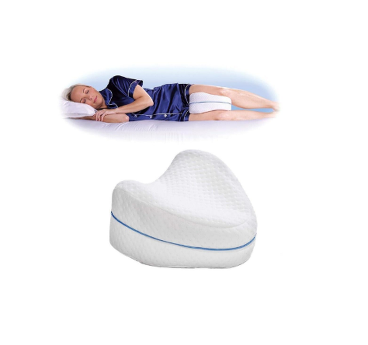 Cojin Terapeuticas Almohada Original Piernas Rodillas Memo-5