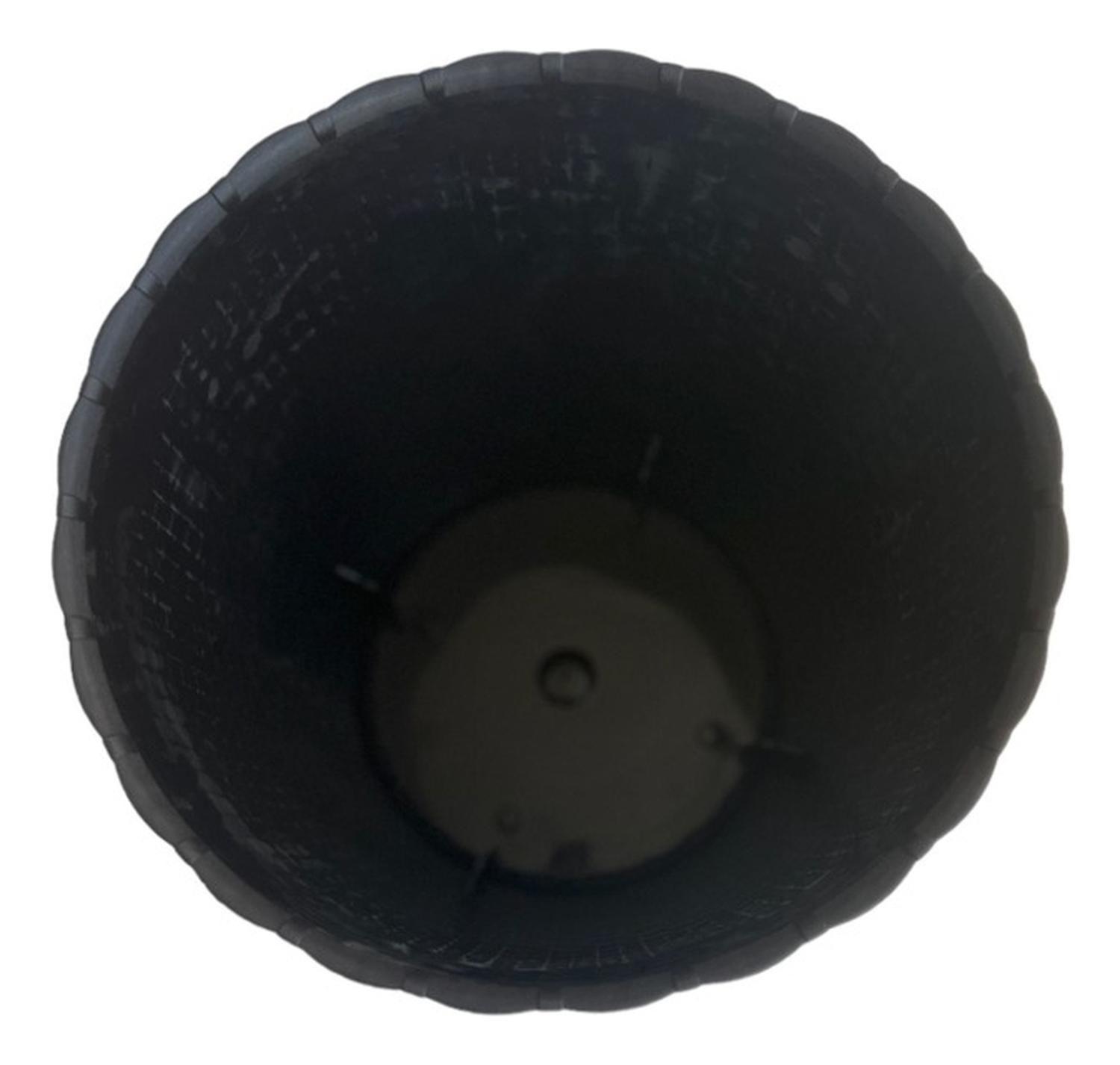 Macetero Rattan 30 Cm L Café / Arbusto Real-2