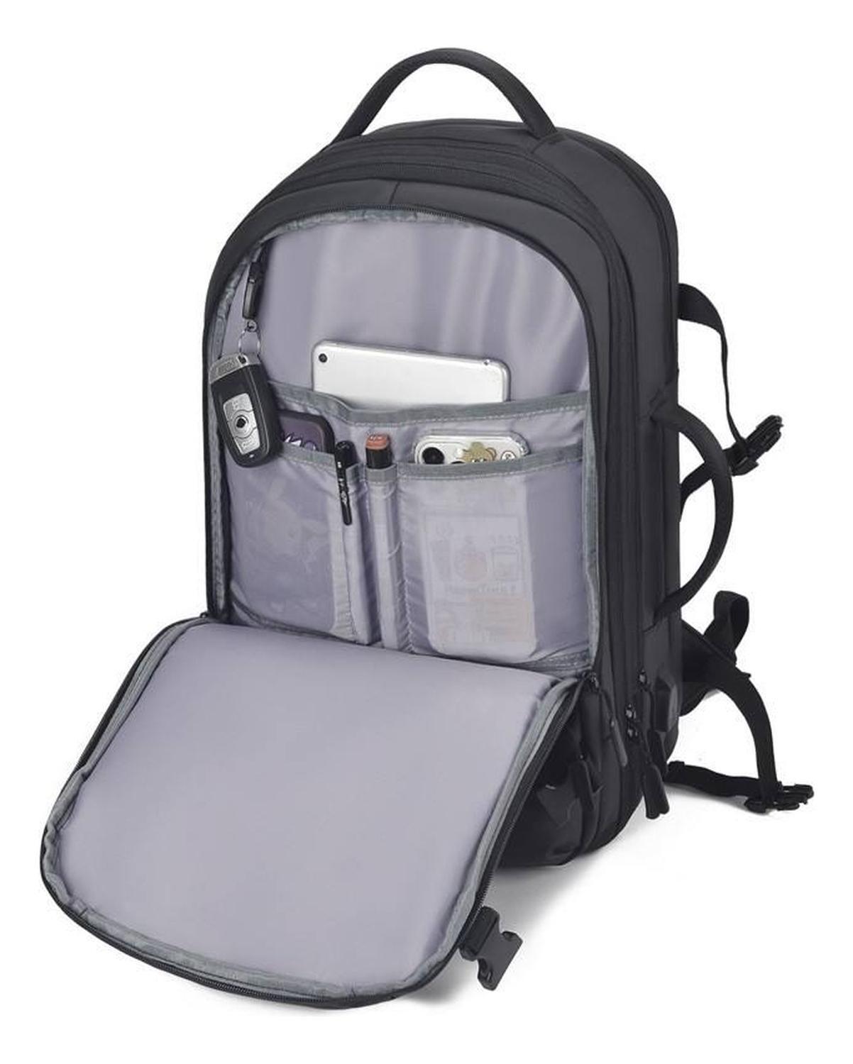 Mochila De Cabina 45x35x20 Avion Expandible Impermeable 40l-1
