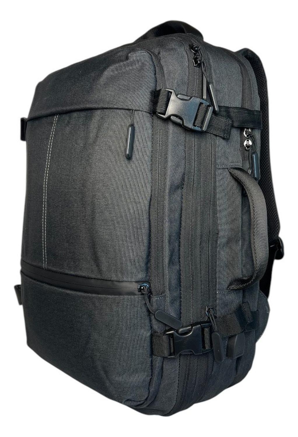 Mochila De Cabina 45x35x20 Avion Expandible Impermeable 40l-4