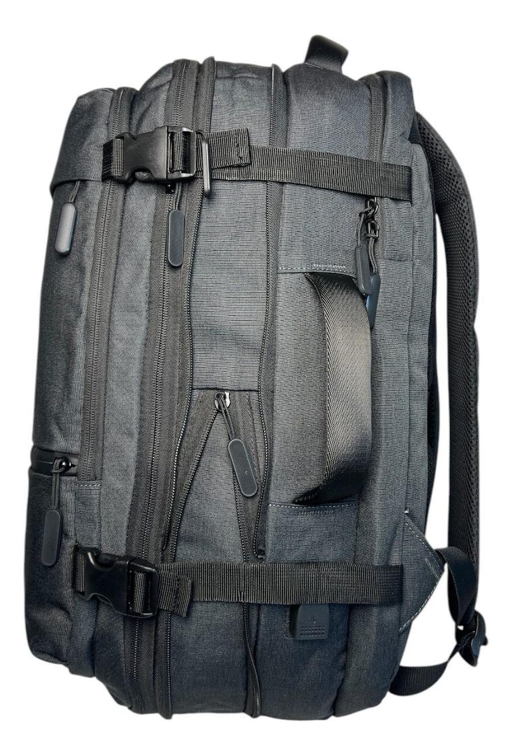 Mochila De Cabina 45x35x20 Avion Expandible Impermeable 40l-5