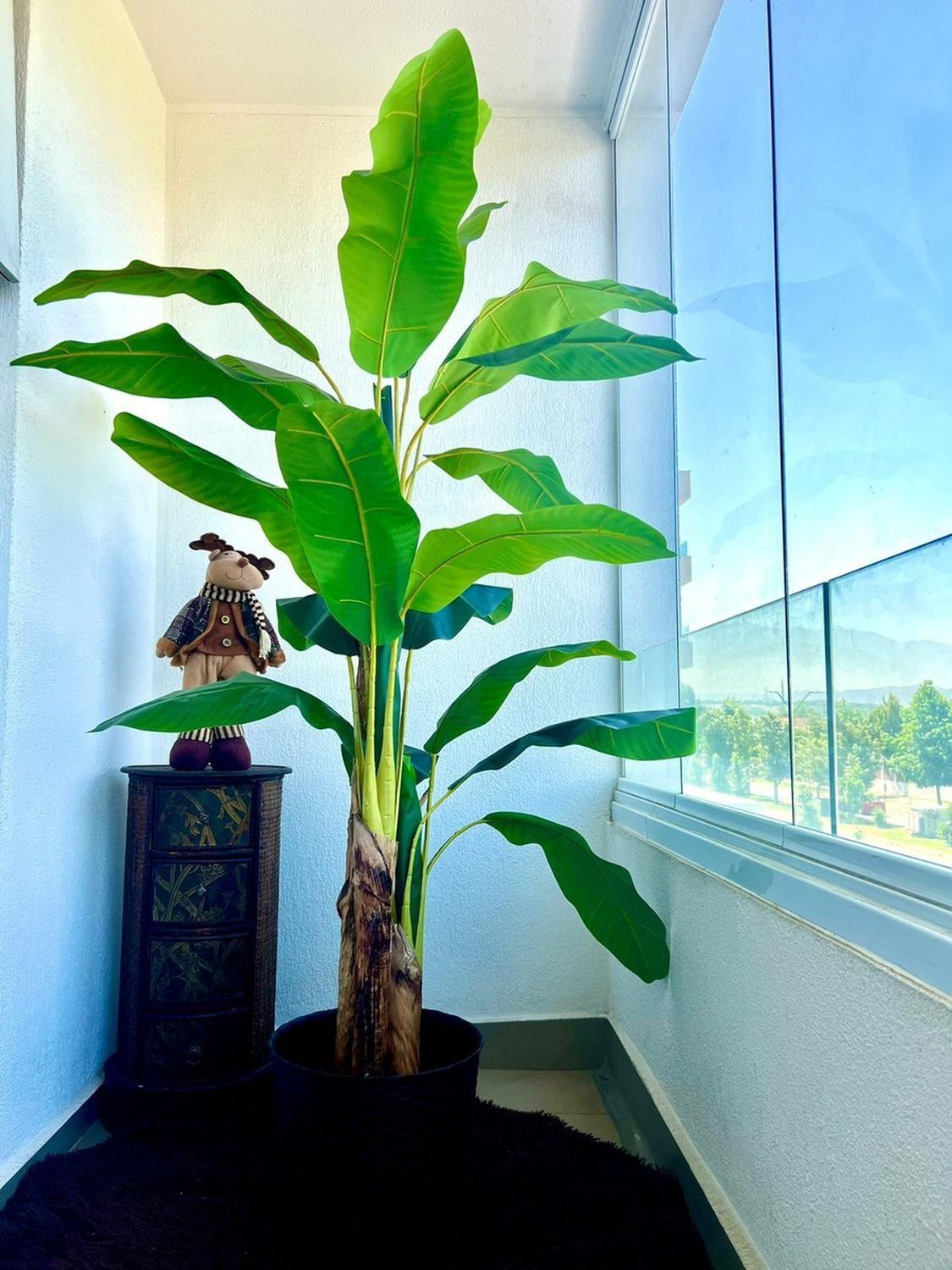 Planta Artificial Banano Premium 190 Cm. / 22 Hojas Verde-0