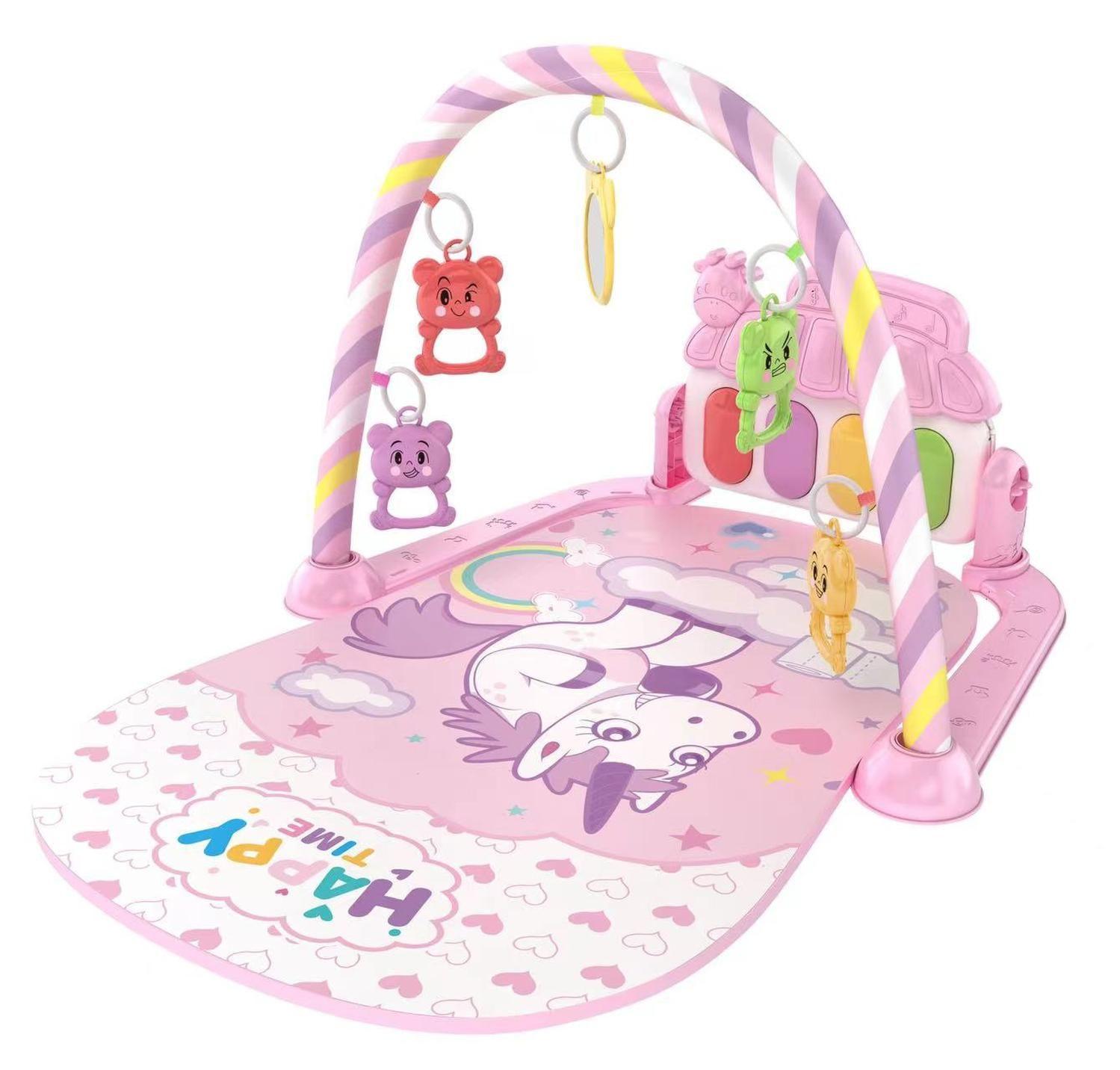 Alfombra Gimnasio Musical R Con Piano Juguete Para Bebé-4