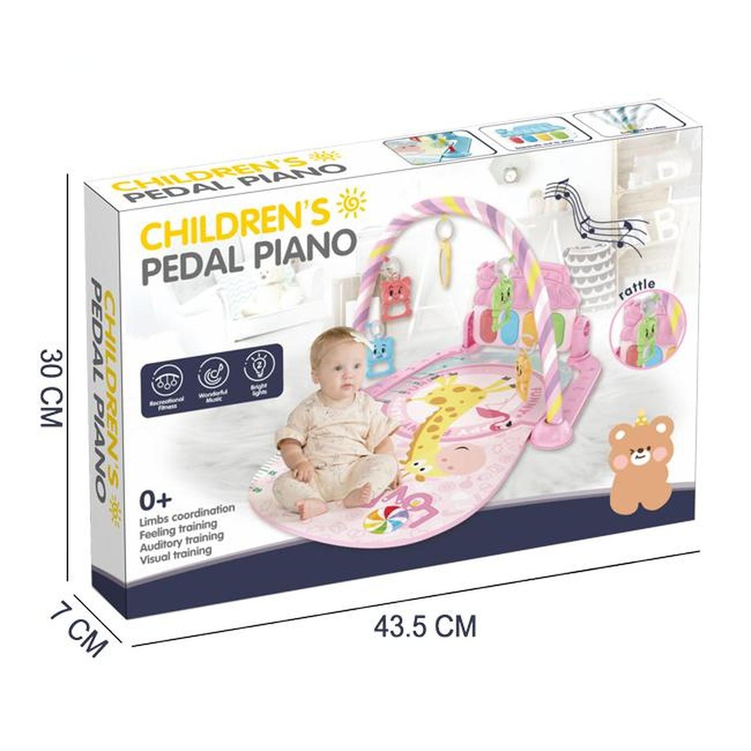 Alfombra Gimnasio Musical R Con Piano Juguete Para Bebé-6