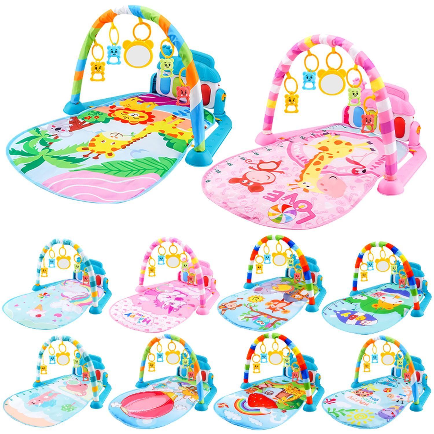 Alfombra Gimnasio Musical R Con Piano Juguete Para Bebé-7