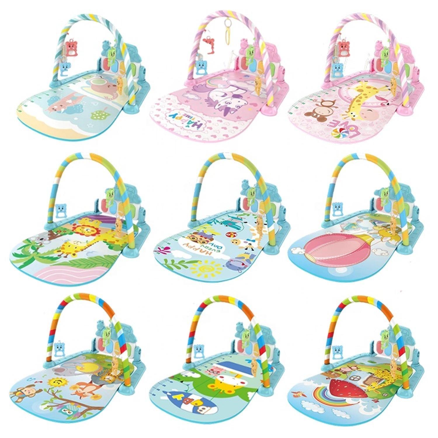Alfombra Gimnasio Musical R Con Piano Juguete Para Bebé-9