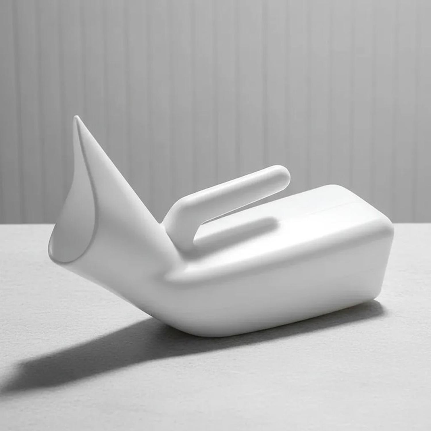 Pato Urinario Femenino Cuello Corto Portatil 1 Lt Plastico-6