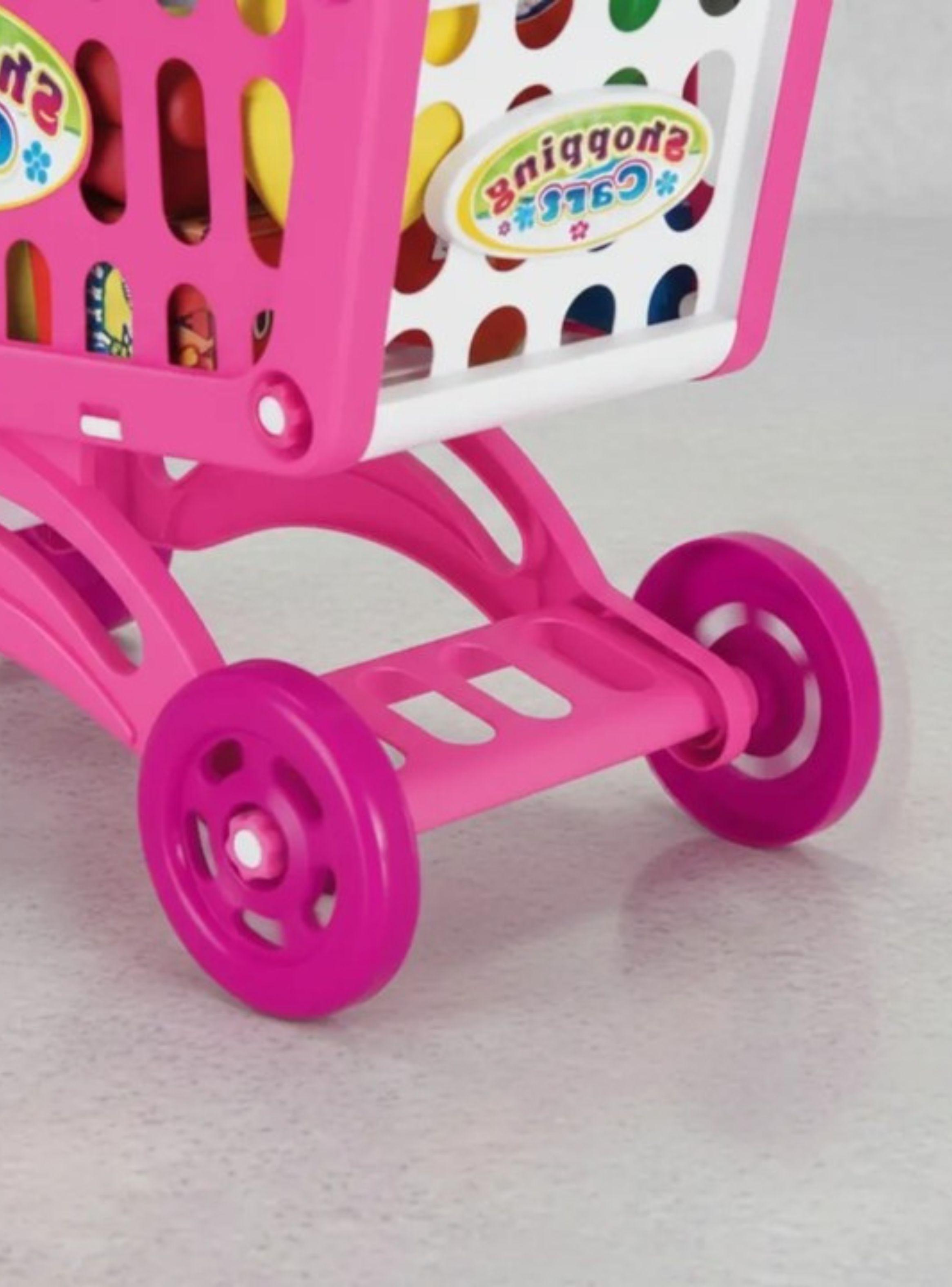 Carrito De Compra Supermercado Para Niños 56 Piezas Colores-3