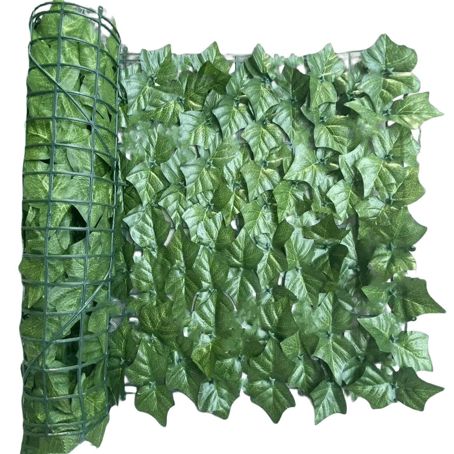 Malla de Hojas Cerca Tupidas Enredadera Decoración 3x1 m-8