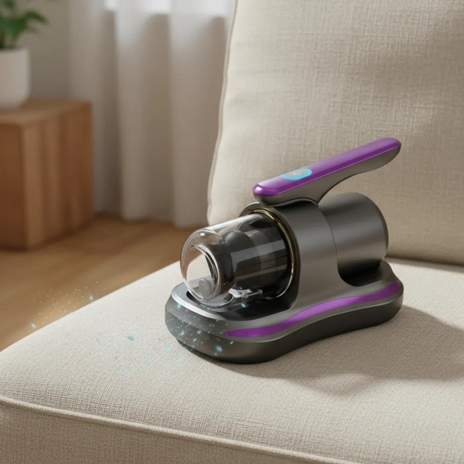Aspiradora Inalámbrica Uv Antiácaros Para Colchones Sofás-0