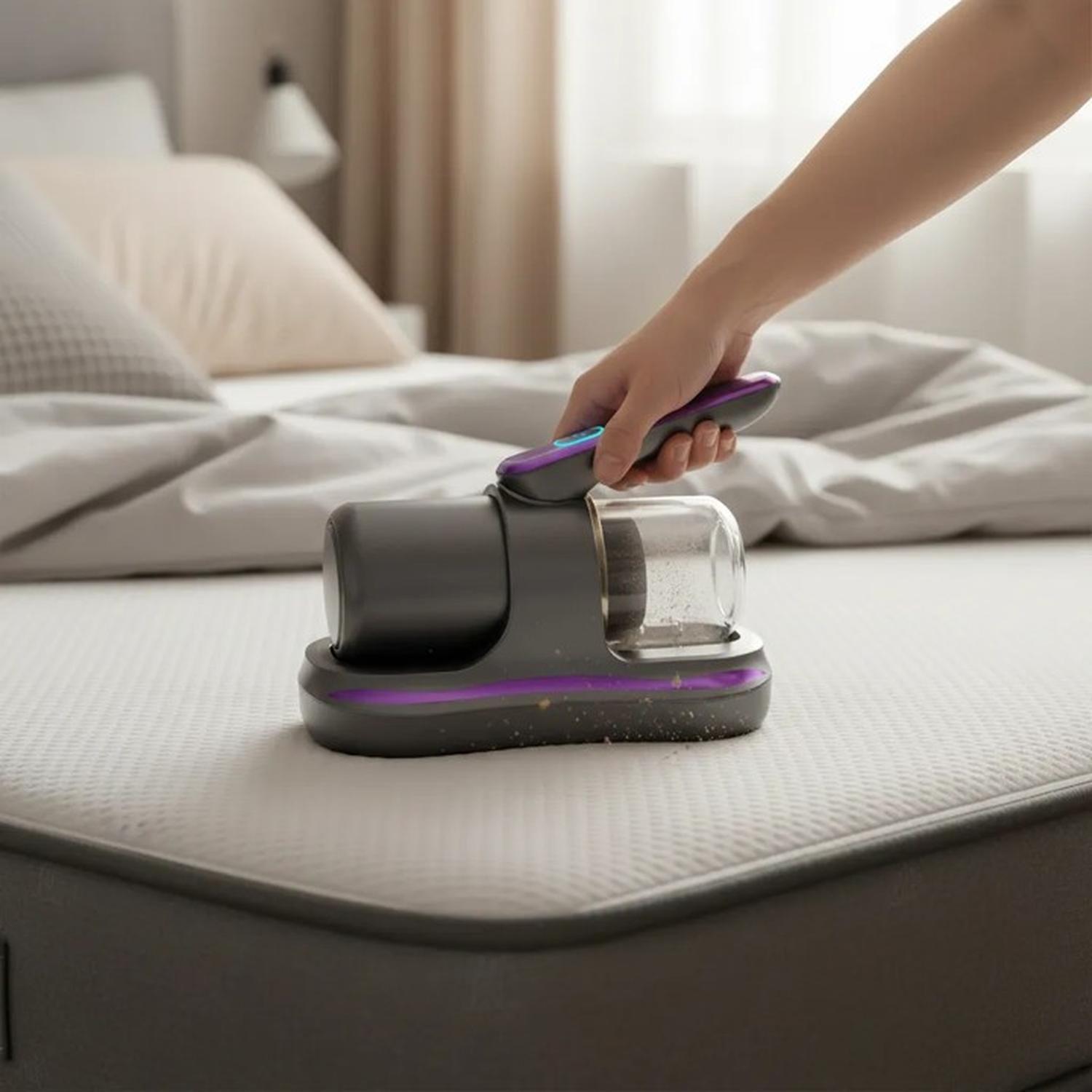 Aspiradora Inalámbrica Uv Antiácaros Para Colchones Sofás-1