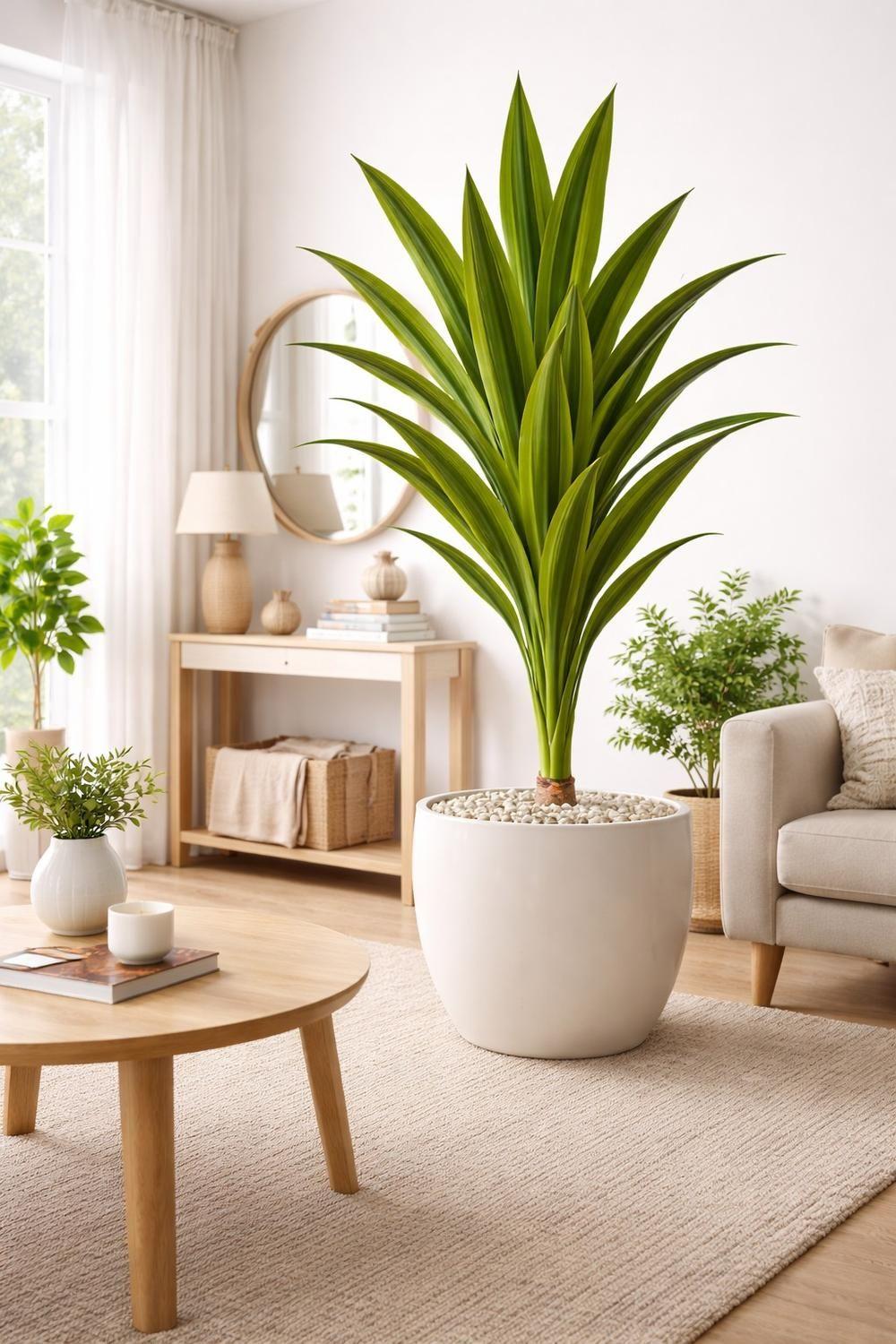 Drácaena Artificial Altura 160 cm Planta Decorativa Interior-3