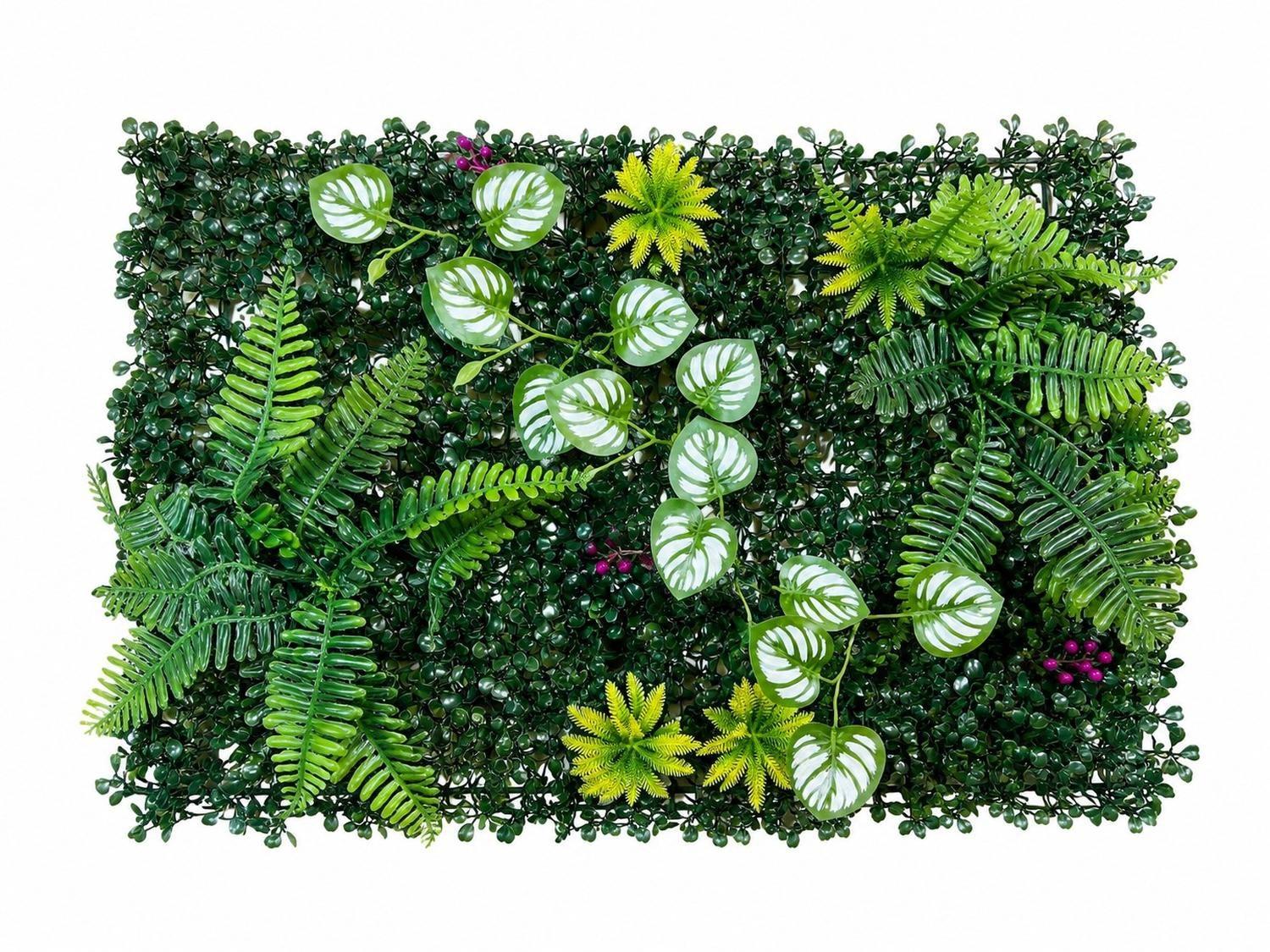 Jardín Muro Vertical Artificial D palmeta Plantas 60x40 cm-0