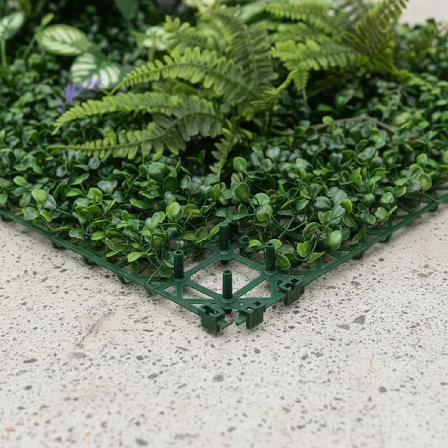 Jardín Muro Vertical Artificial D palmeta Plantas 60x40 cm-8
